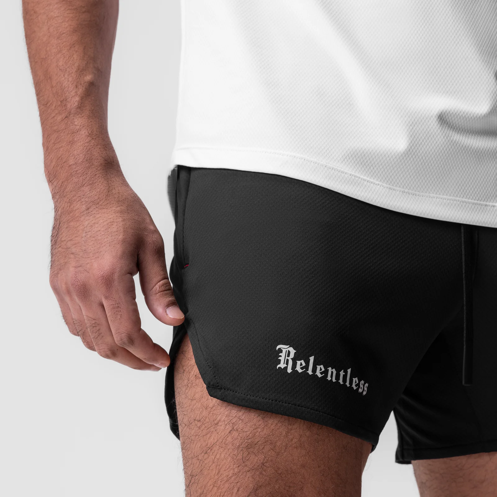 0993. AeroSilver® 5" Linerless Short - Black "RP" - Image 4