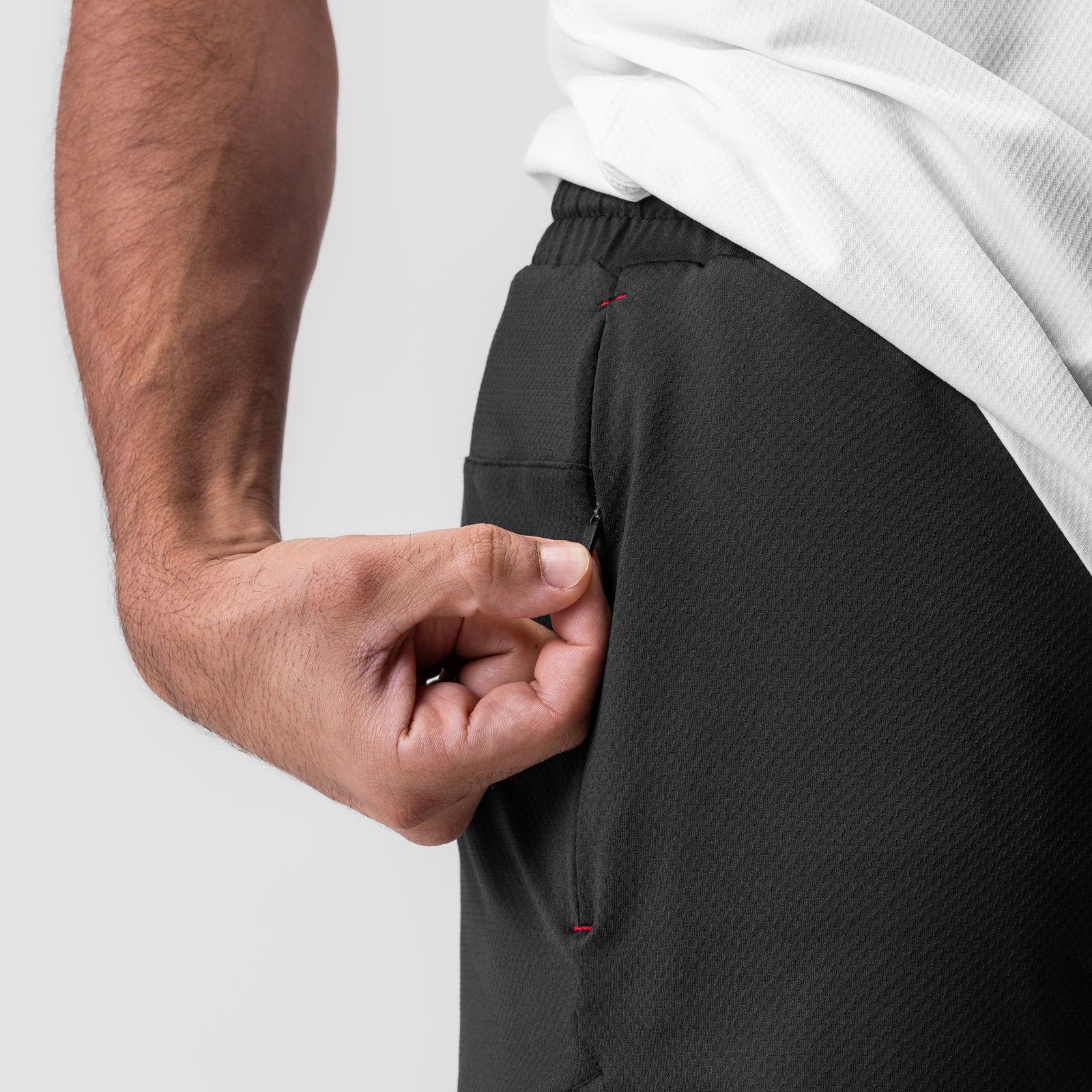0993. AeroSilver® 5" Linerless Short - Black "RP" - Image 5