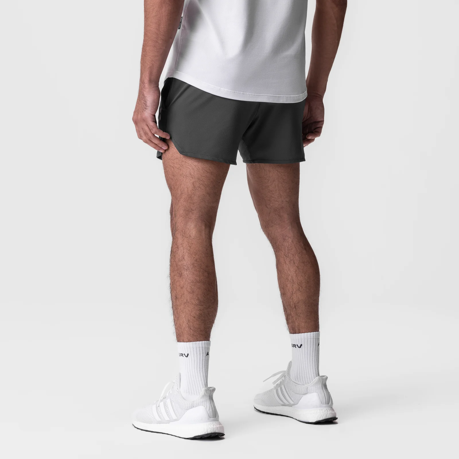 0993. AeroSilver® 5" Linerless Short - Space Grey - Image 3