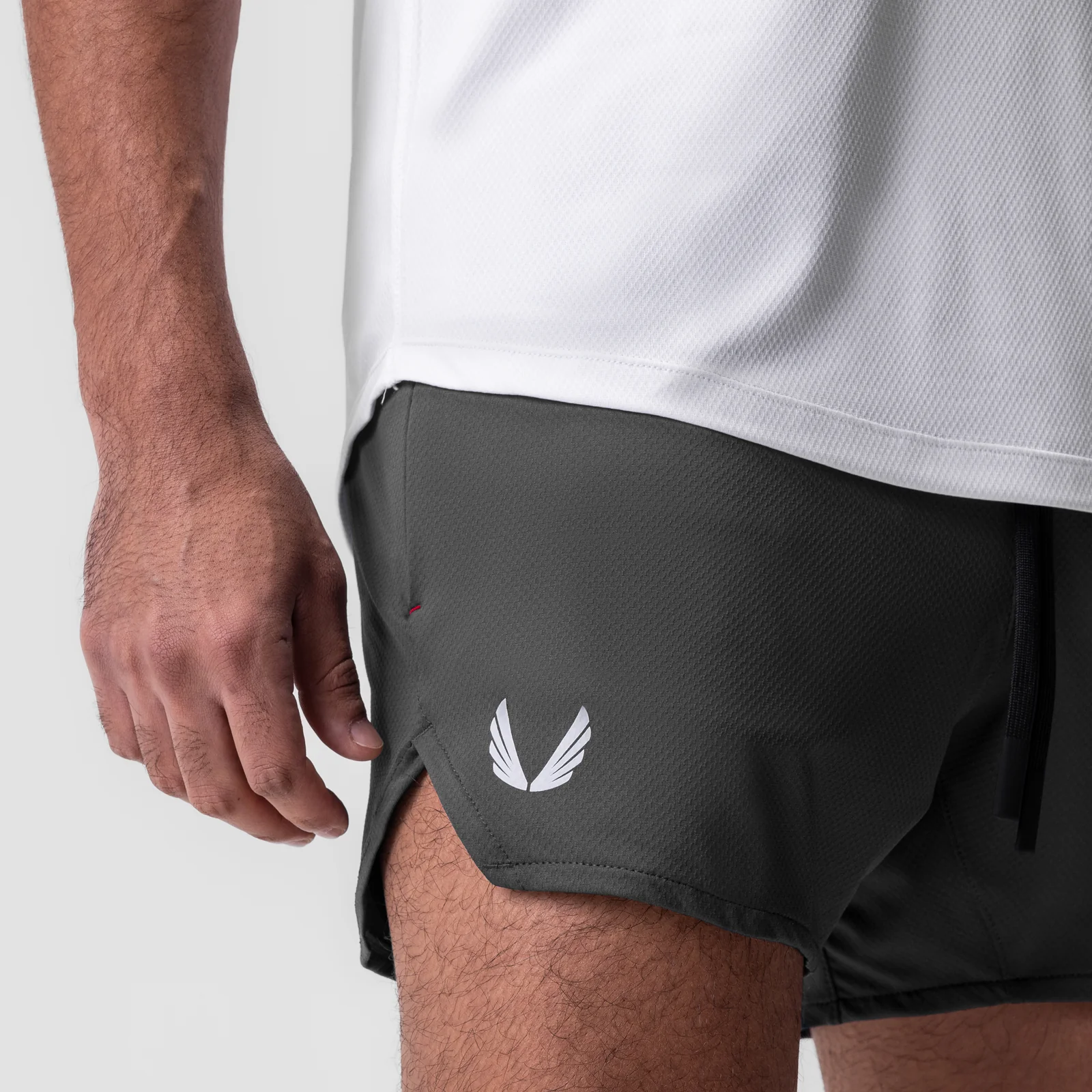 0993. AeroSilver® 5" Linerless Short - Space Grey - Image 4