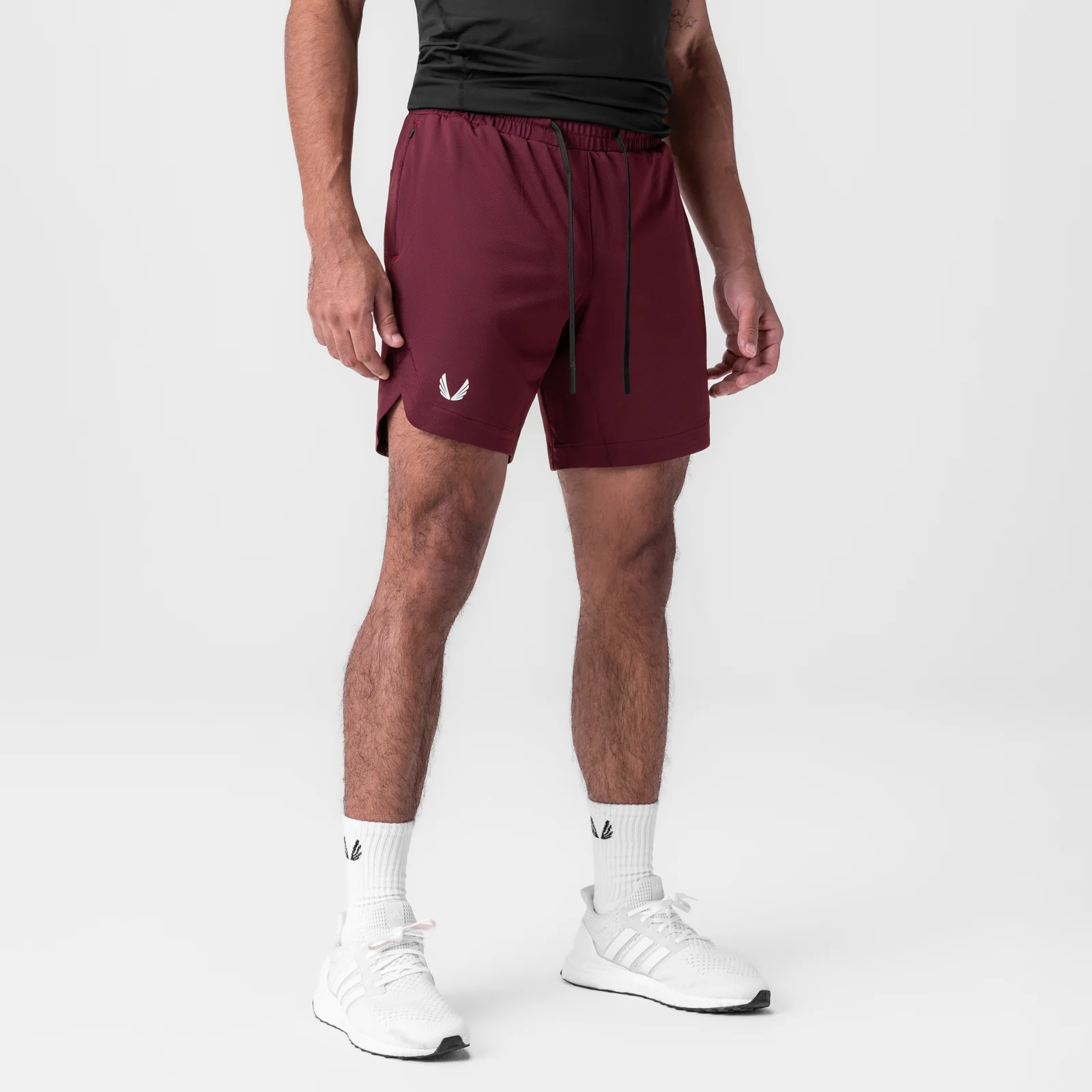 0994. AeroSilver® 7" Linerless Short - Crimson - Image 2