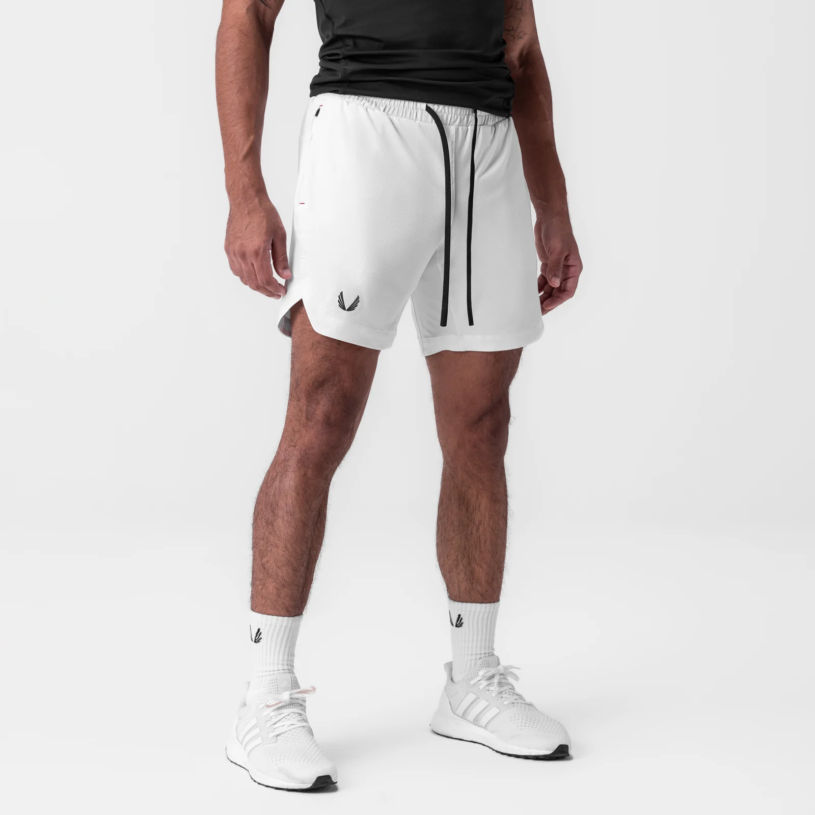 0994. AeroSilver® 7" Linerless Short - White - Image 2