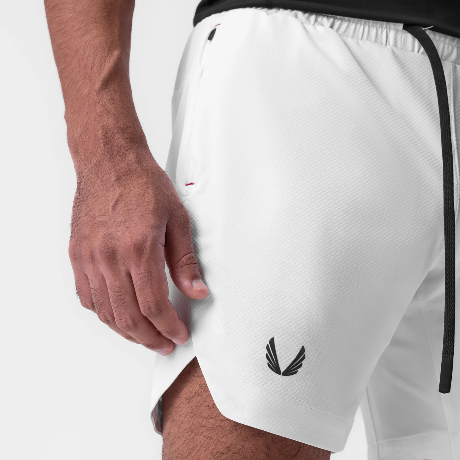 0994. AeroSilver® 7" Linerless Short - White - Image 4