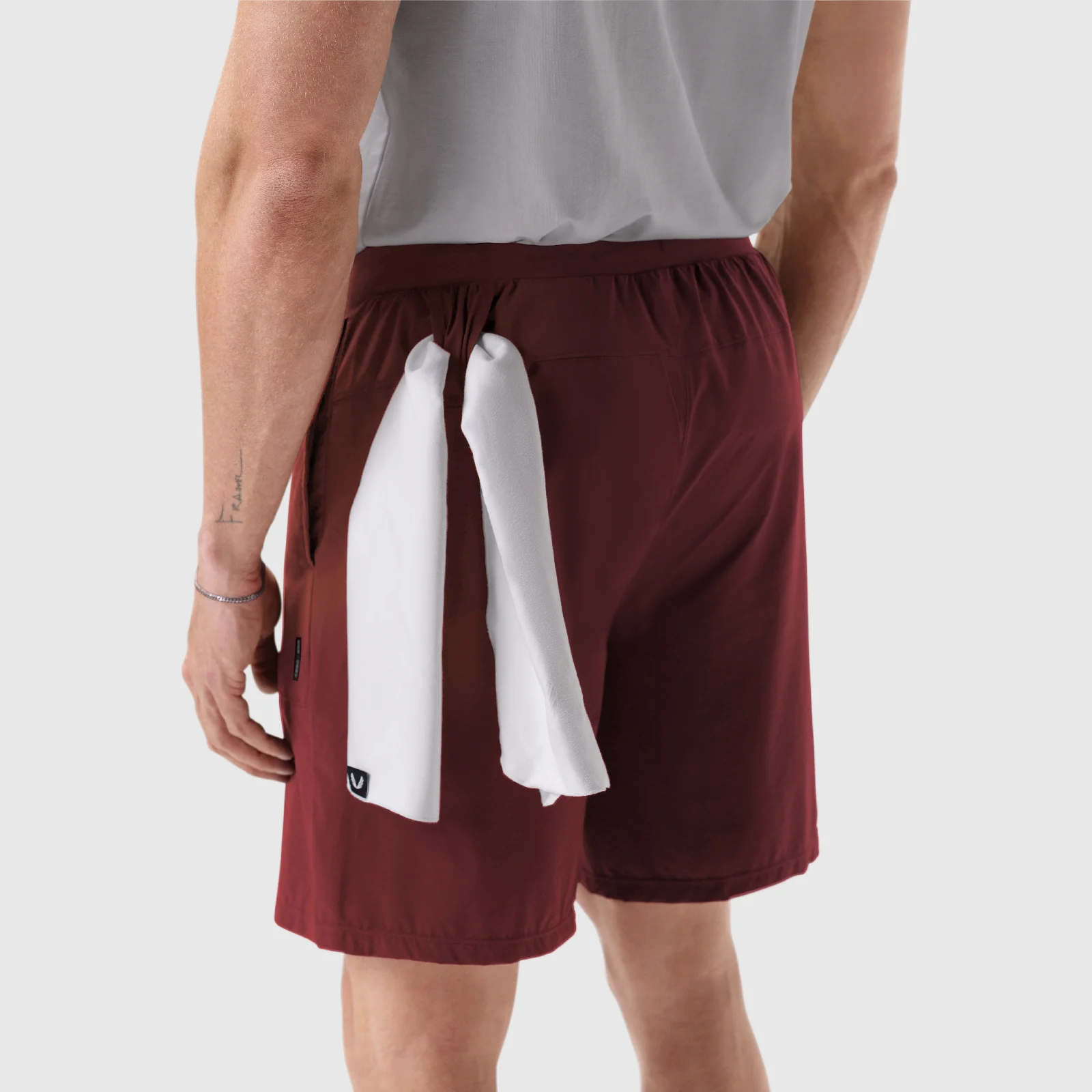 0997. Aerotex™ 8" Training Short - Crimson - Image 4
