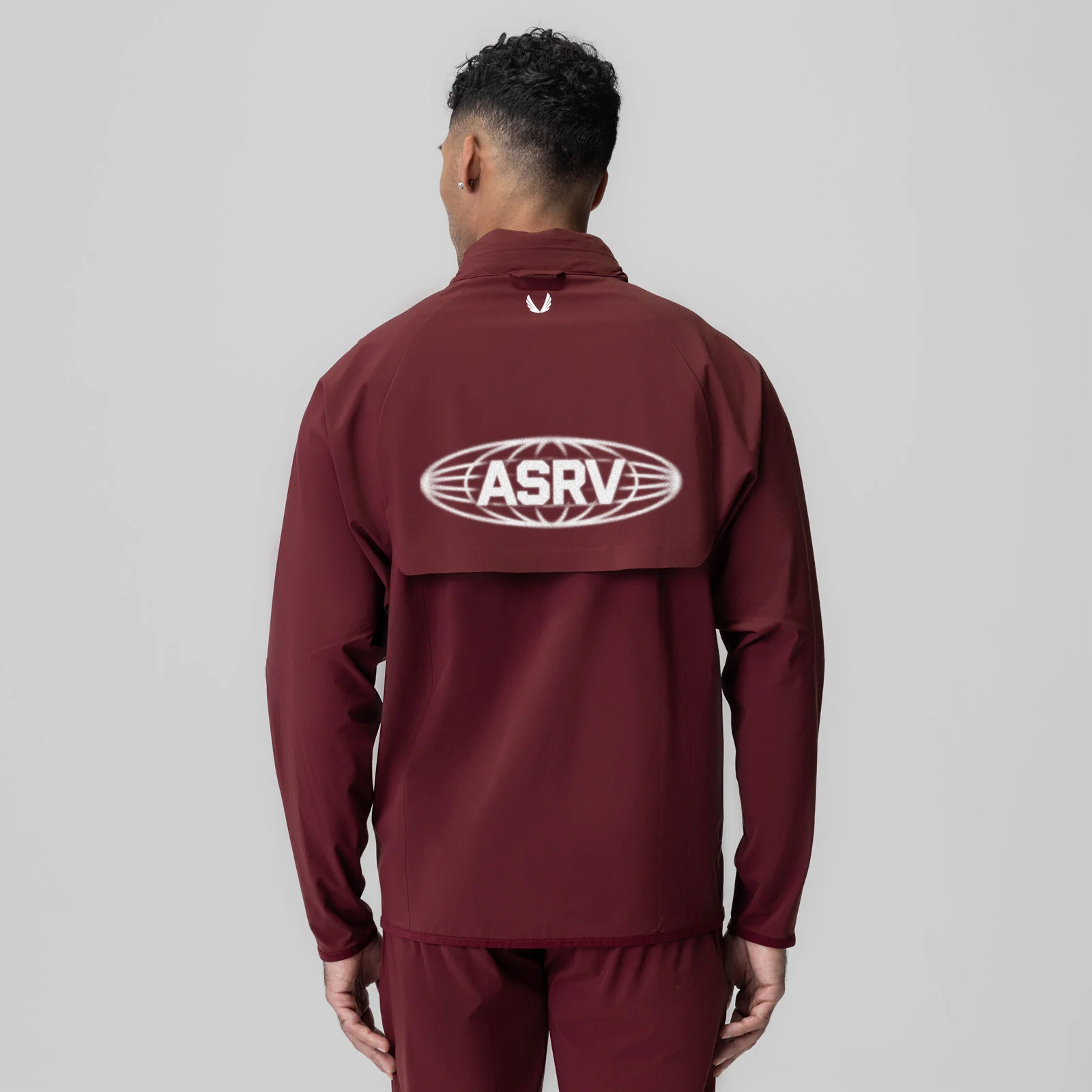 1018. Aerotex™ Weather-Ready Bonded Windbreaker - Crimson "Global" - Image 2