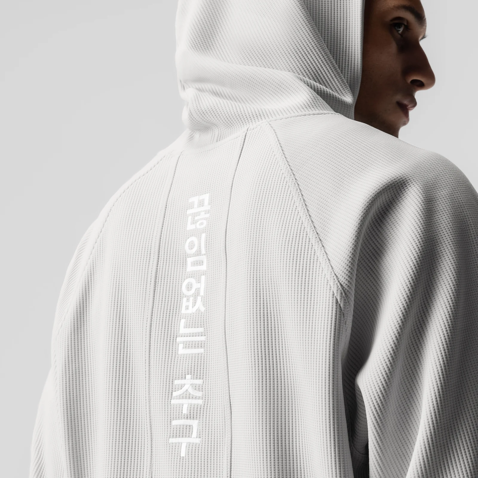 1019. Deltapeak® Oversized Hoodie - Light Grey - Image 7