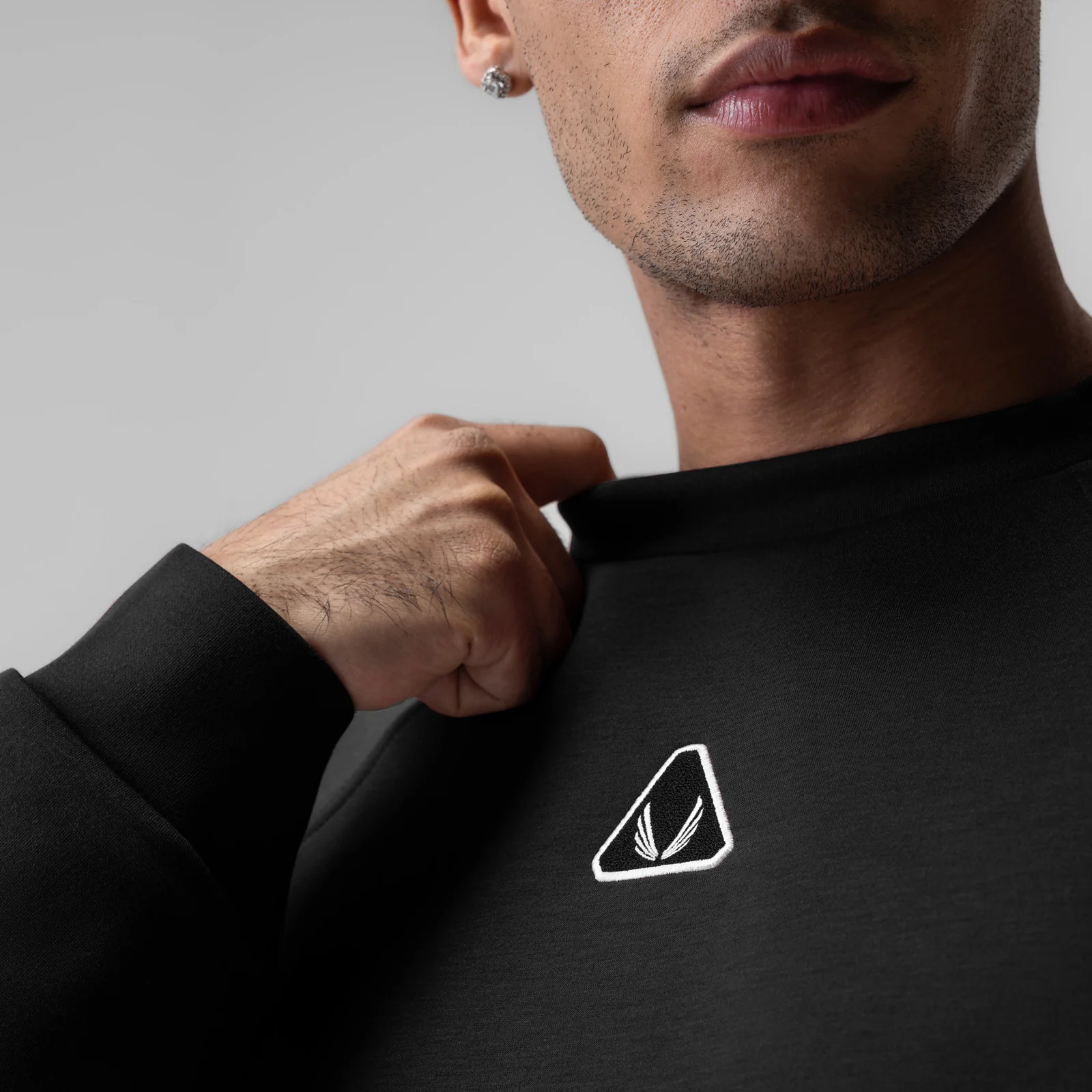 1020. Dri-Core™ Oversized Crewneck - Black - Image 4