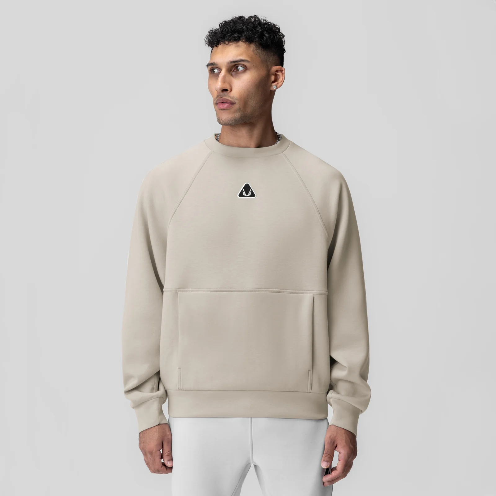 1020. Dri-Core™ Oversized Crewneck - Chai - Image 2