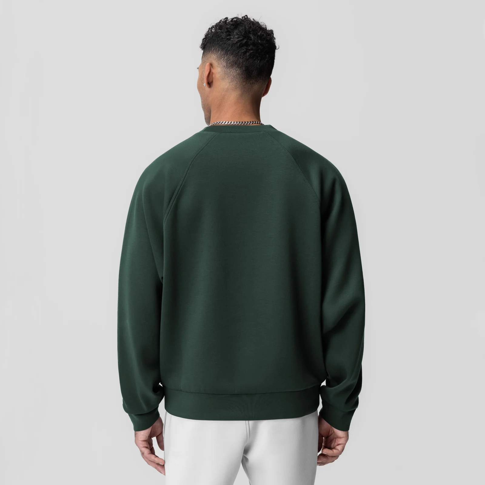 1020. Dri-Core™ Oversized Crewneck - Forest Green - Image 3