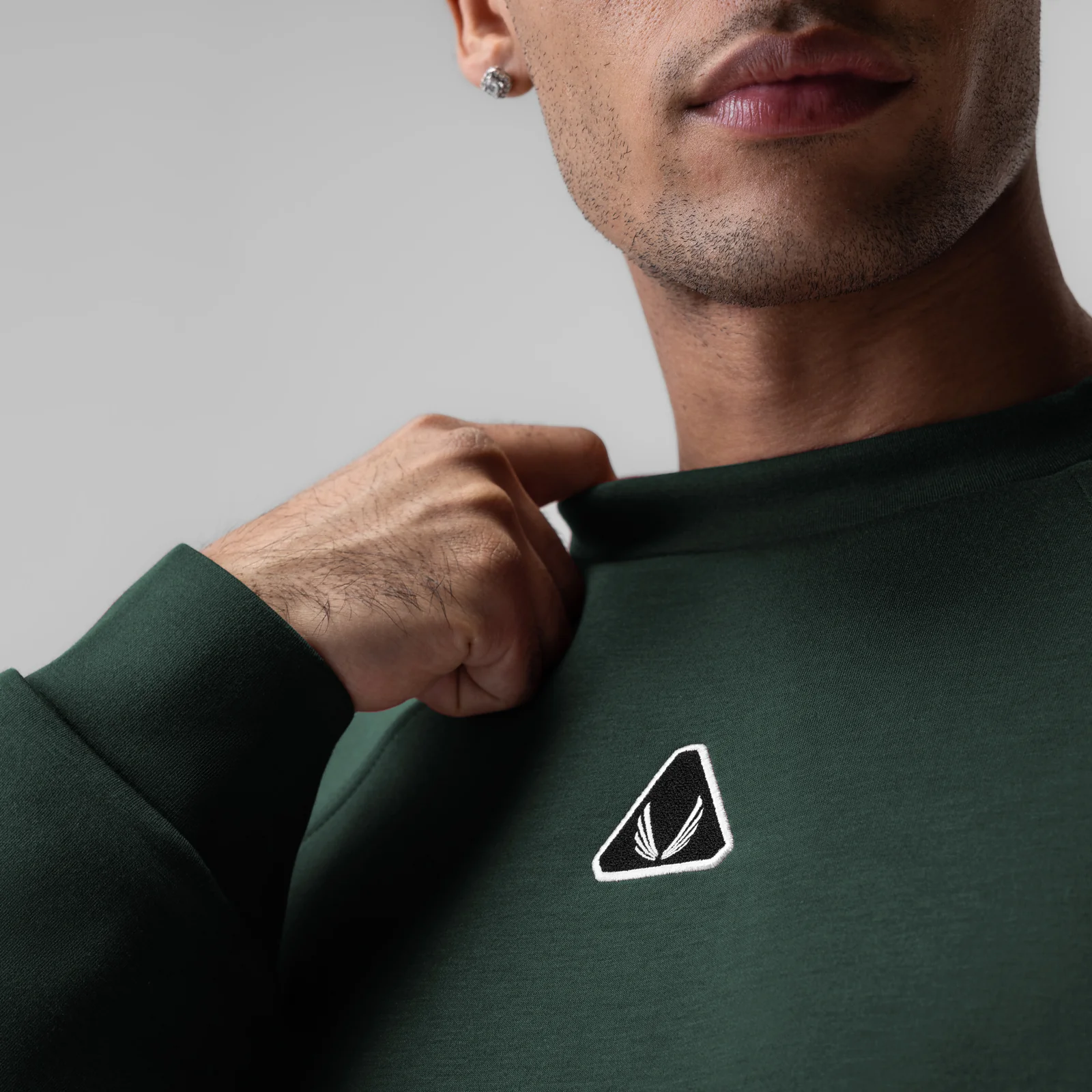 1020. Dri-Core™ Oversized Crewneck - Forest Green - Image 4