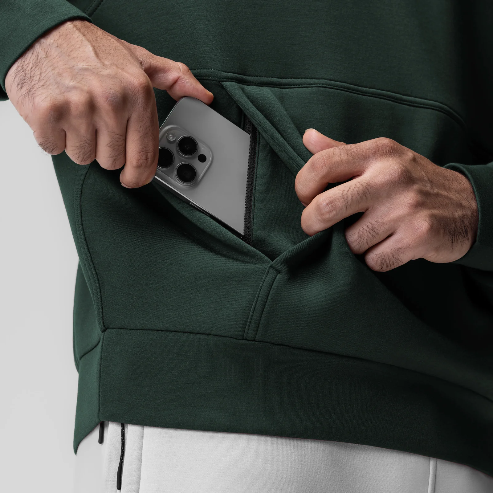 1020. Dri-Core™ Oversized Crewneck - Forest Green - Image 5