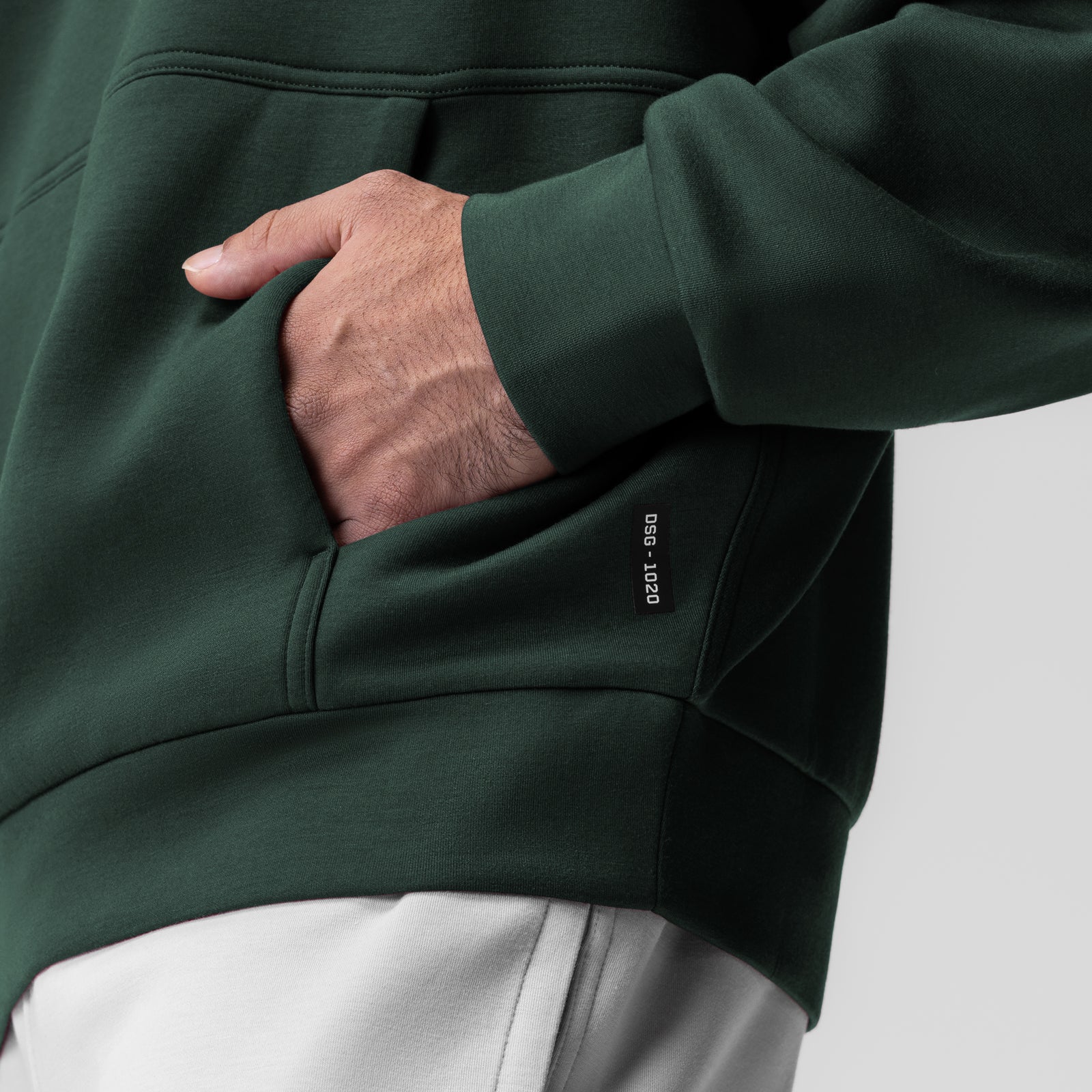 1020. Dri-Core™ Oversized Crewneck - Forest Green - Image 6