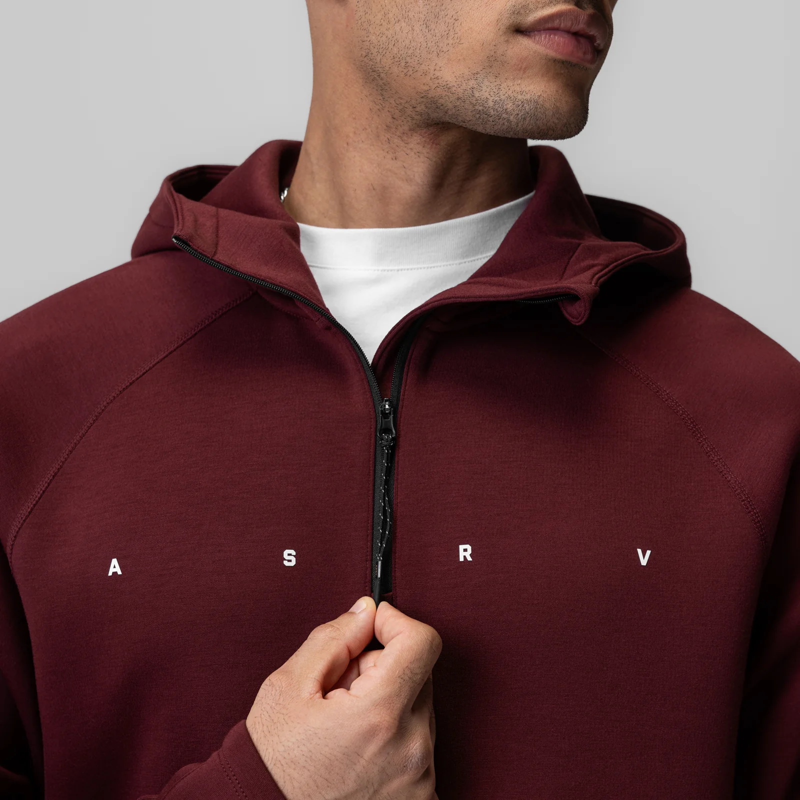 1023. Dri-Core™ Zip Hoodie - Crimson - Image 4