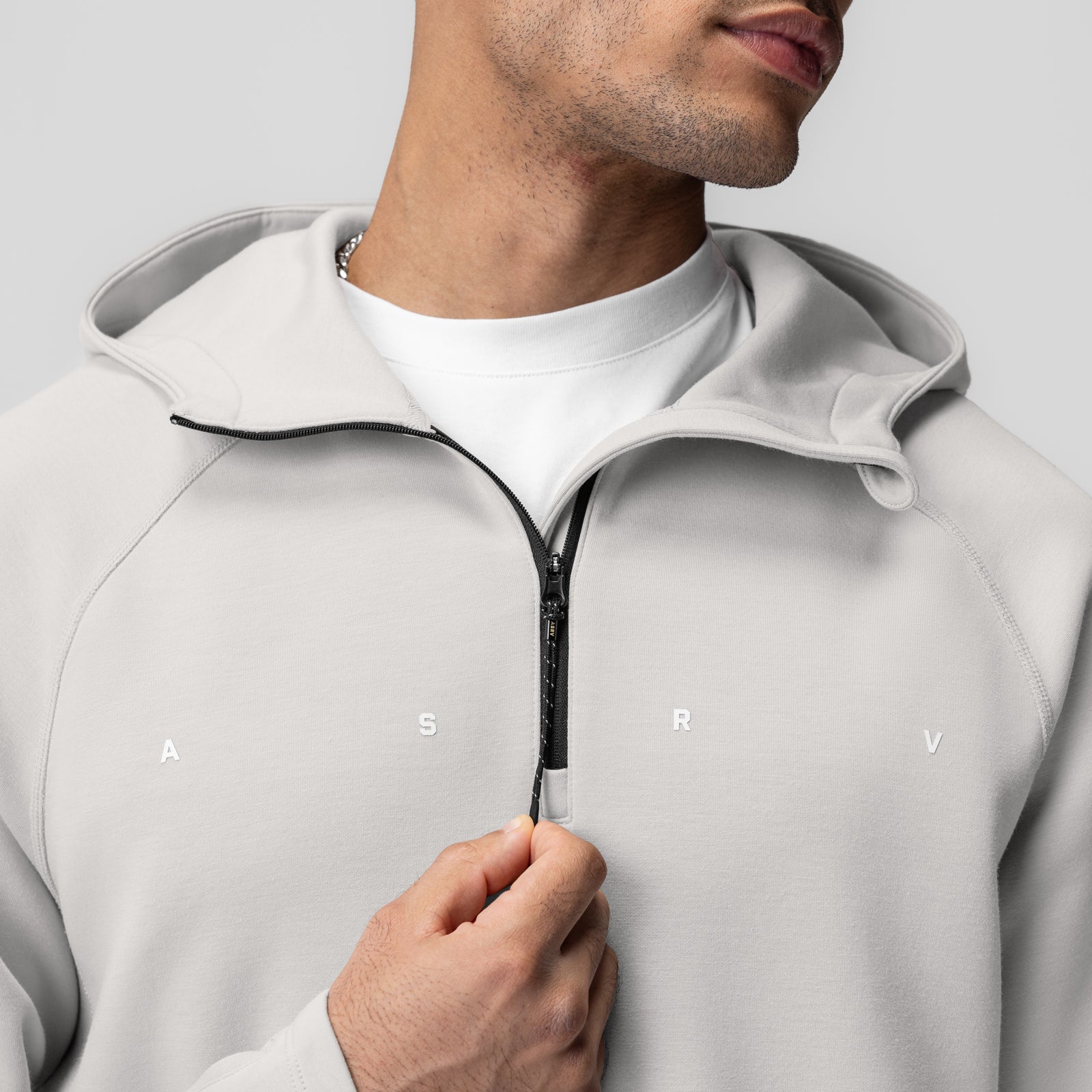 1023. Dri-Core™ Zip Hoodie - Light Grey - Image 4