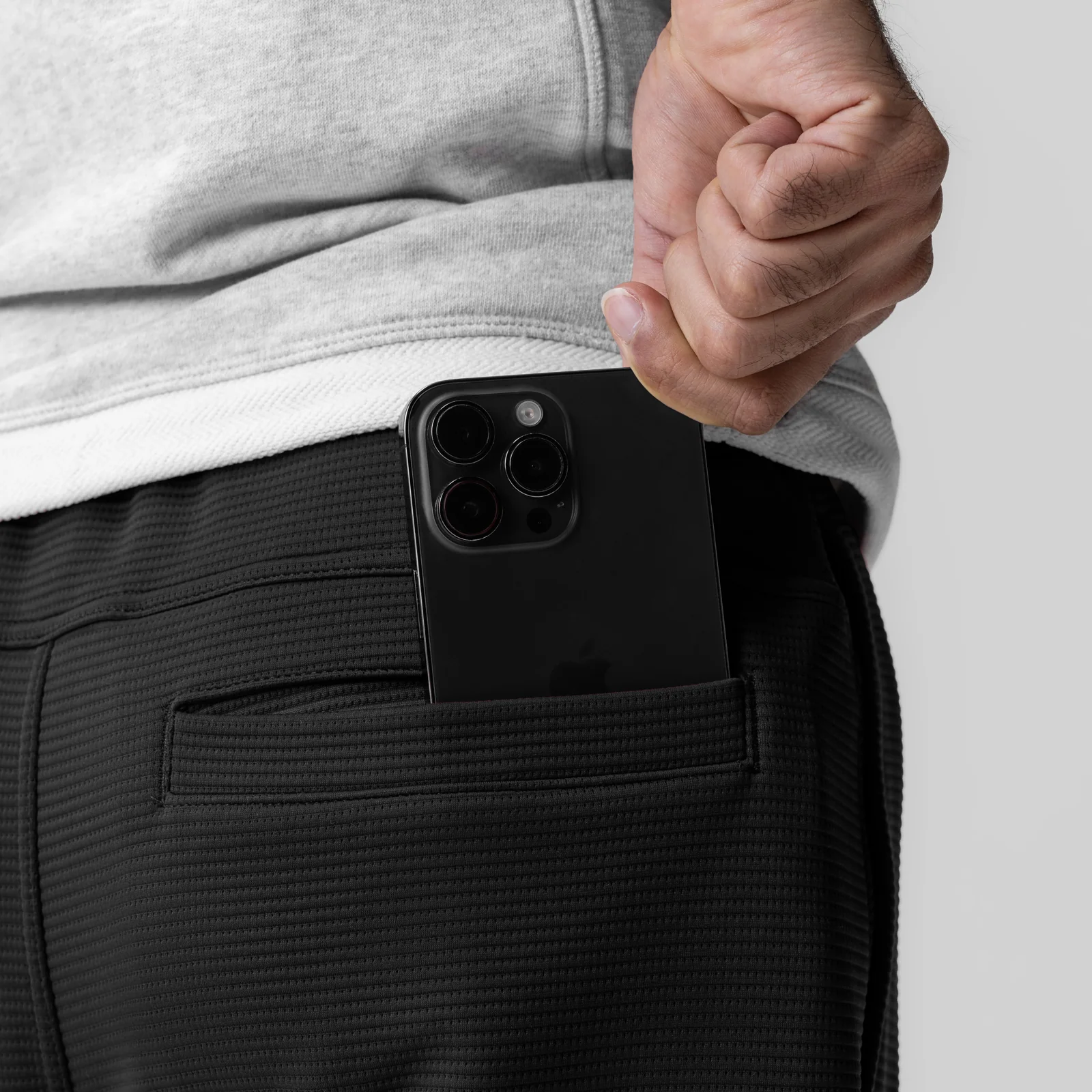 1034. Deltapeak® Straight Leg Sweats - Black - Image 5