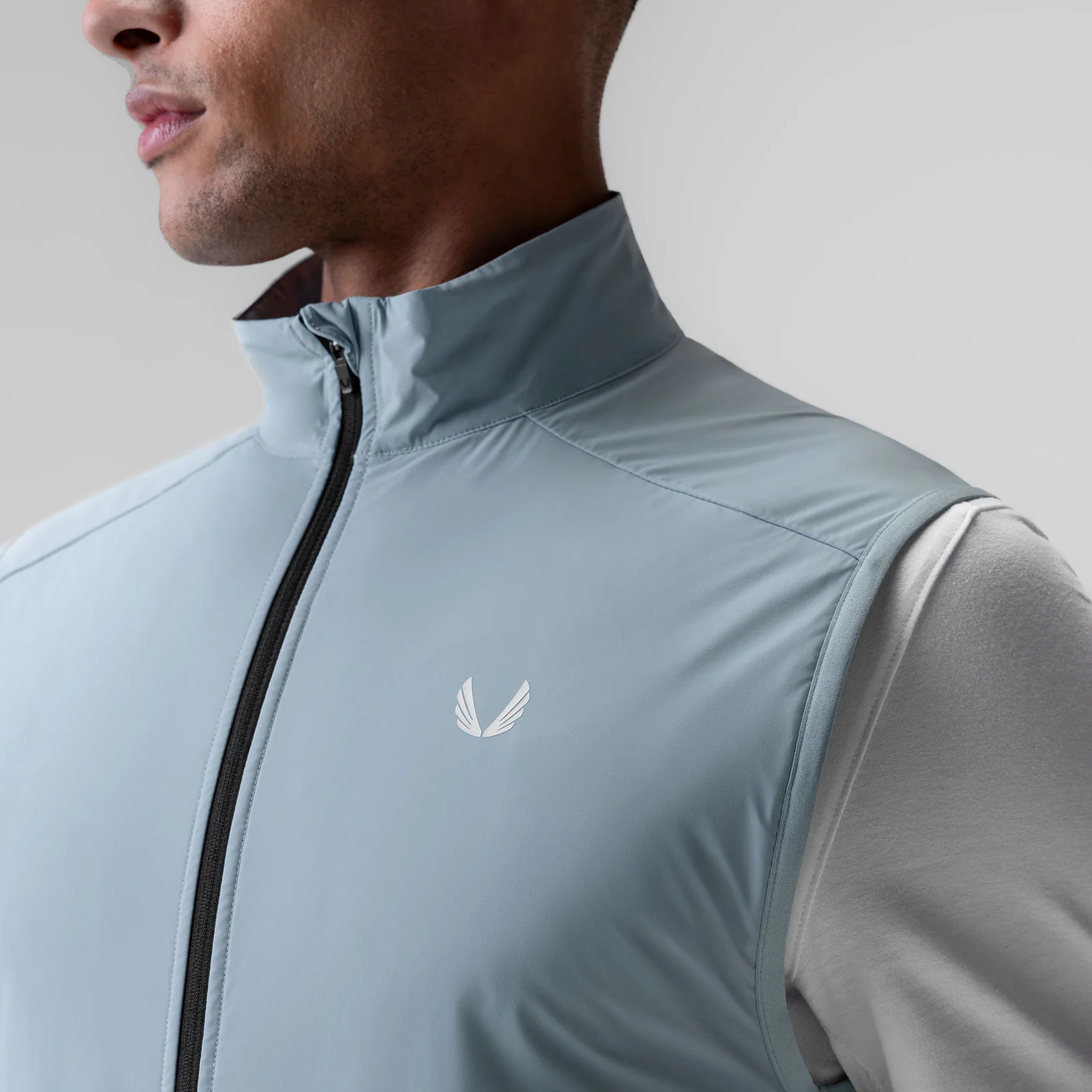 1052. Aerotex™ PrimaLoft® Run Vest - Light Sky - Image 7