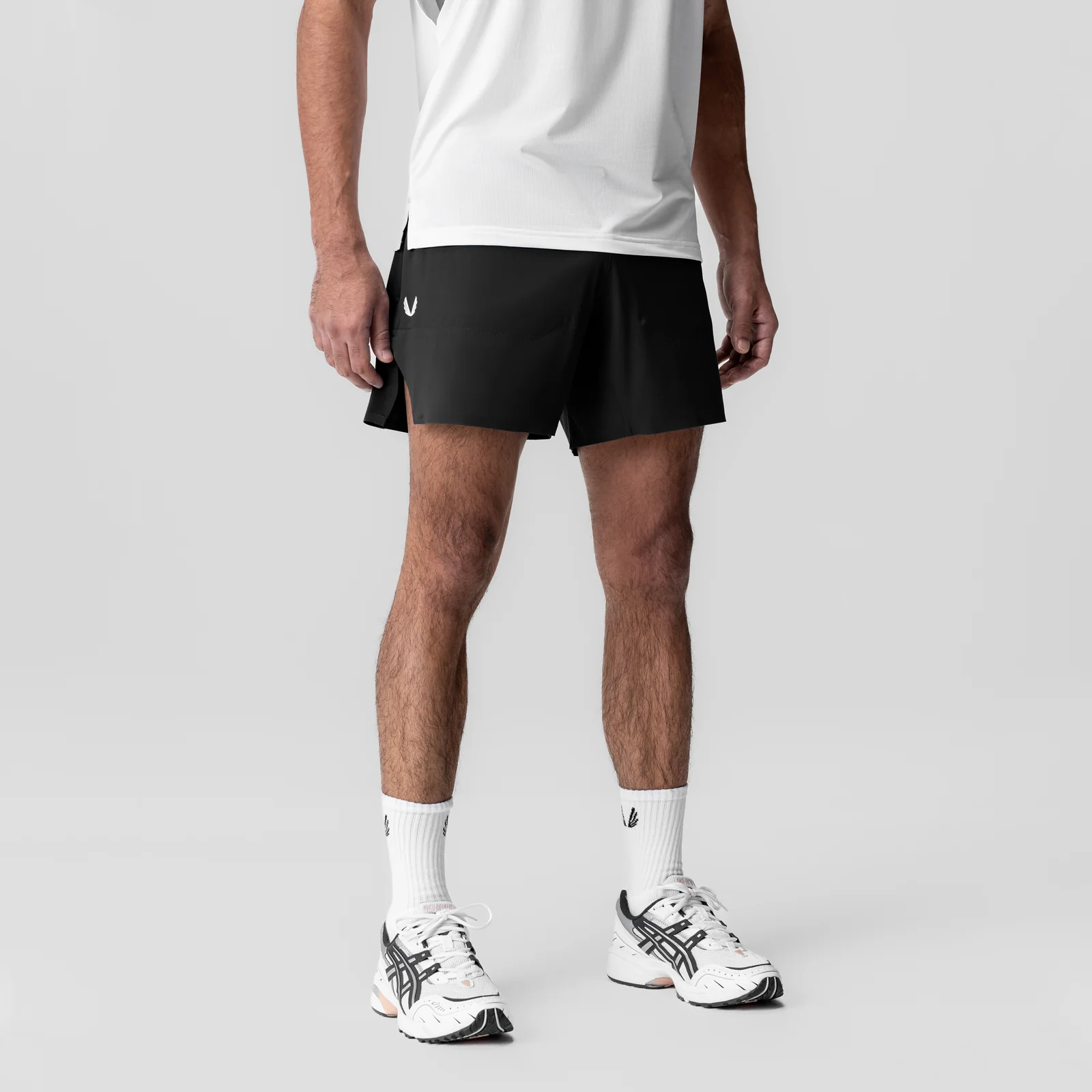1064. Tetra-Lite® 6" Bonded Training Short - Black - Image 2