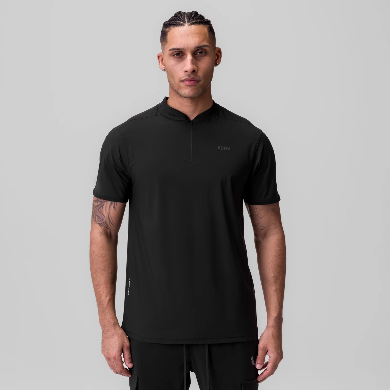 1087. Tetra-Lite® Ice Zip Tee - Black - Image 2