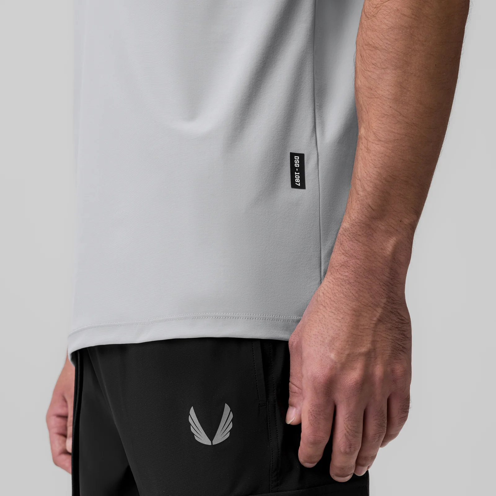 1087. Tetra-Lite® Ice Zip Tee - Slate Grey - Image 6