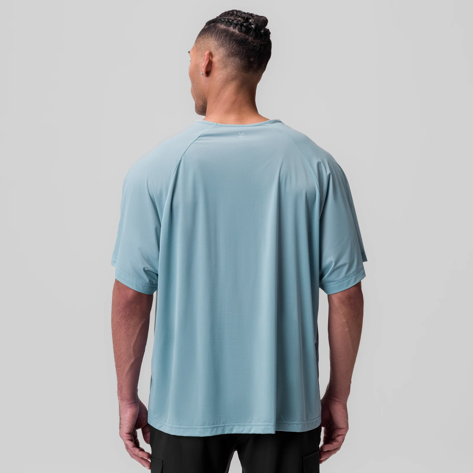 1089. Ice-Skin™ Oversized Tee - Light Sky - Image 3