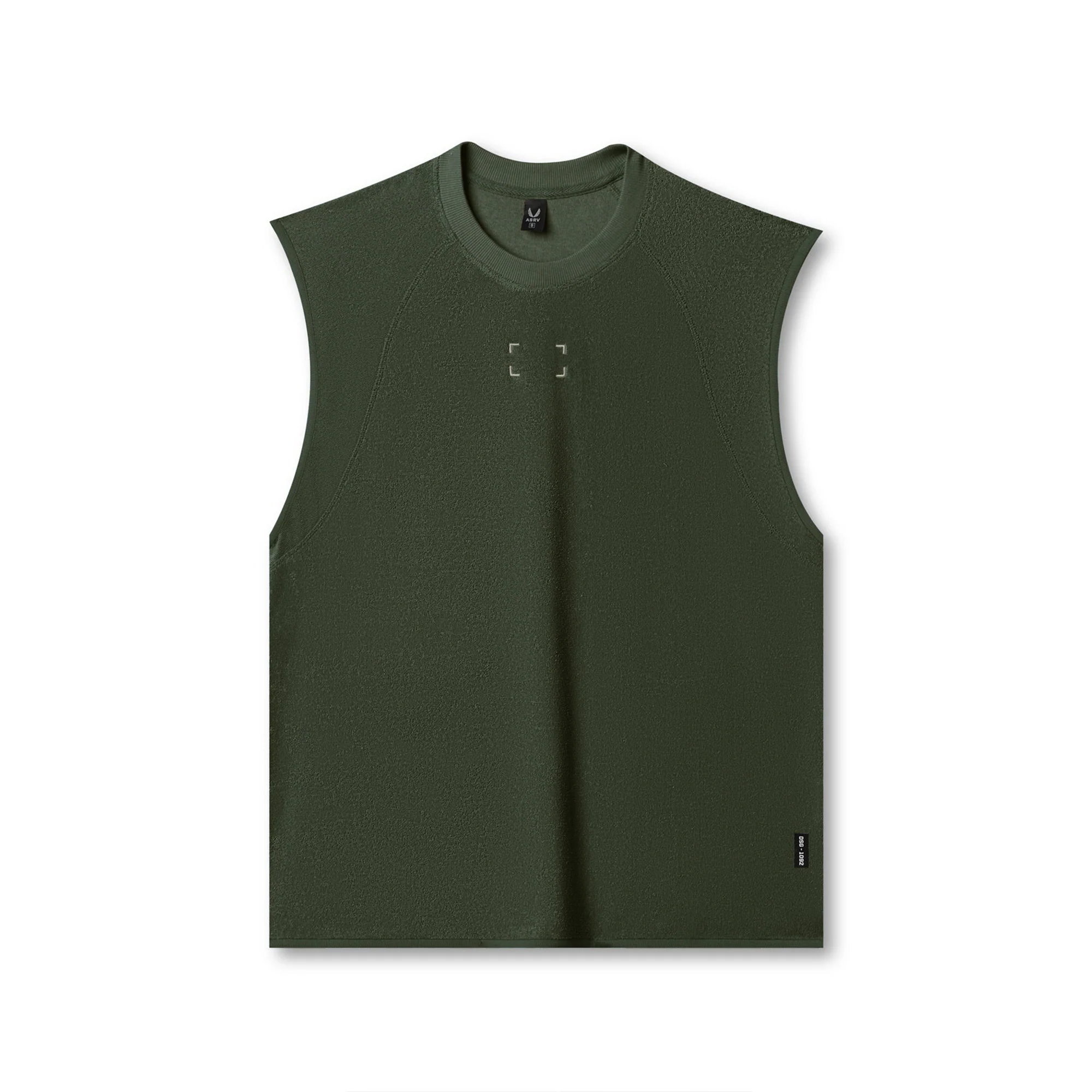 1092. Towel Terry Cutoff - Olive