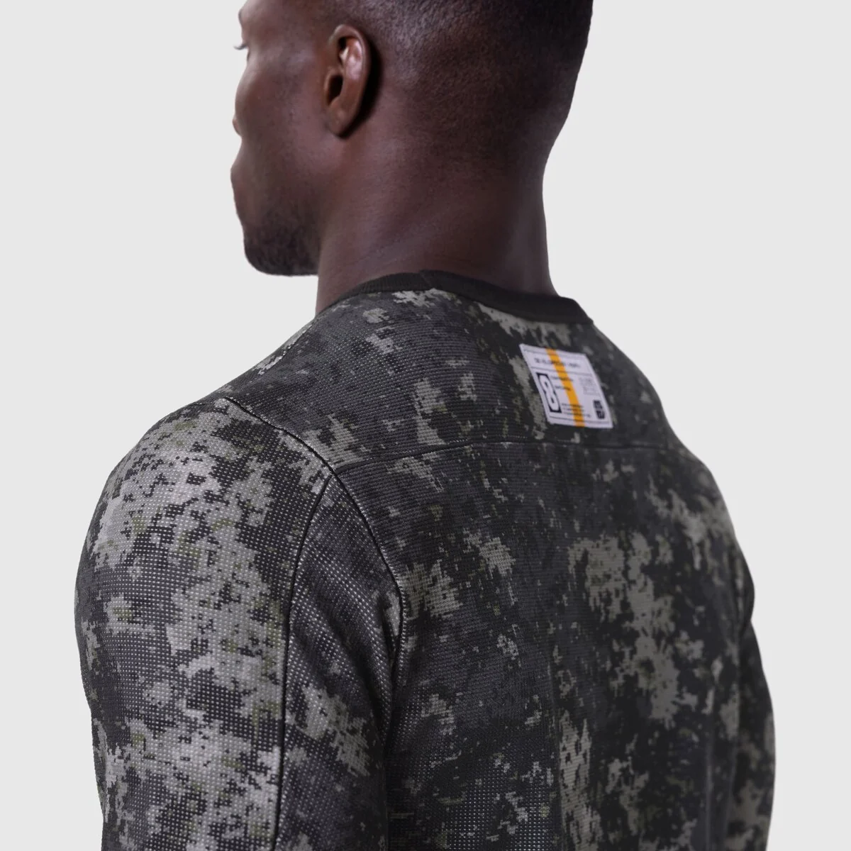 1112. Waffle Knit Longsleeve - Pixel Camo - Image 6