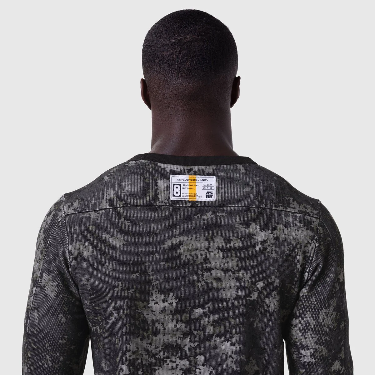 1112. Waffle Knit Longsleeve - Pixel Camo - Image 8