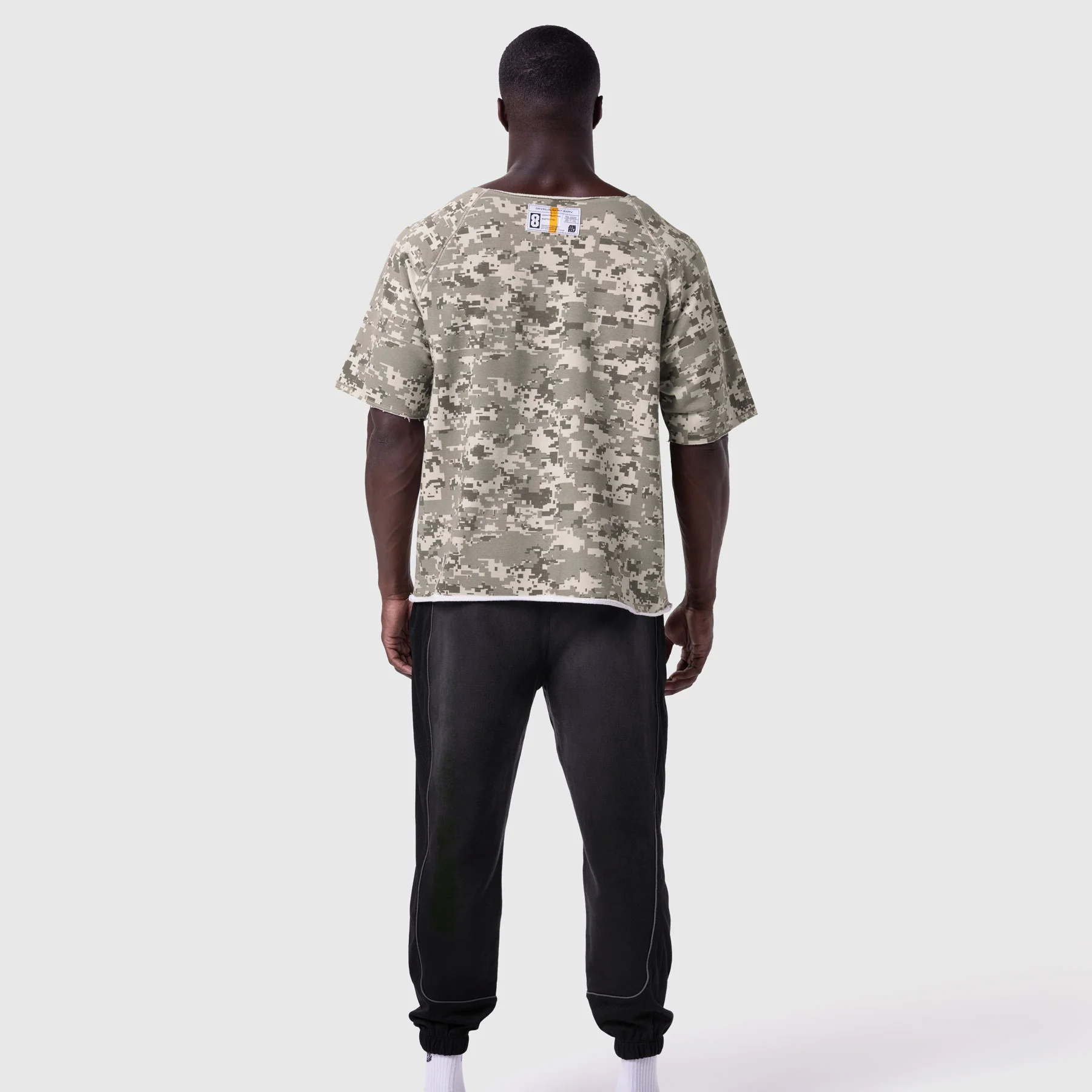 1114. Vintage Raw Hem Pump Cover - Digital Camo - Image 3