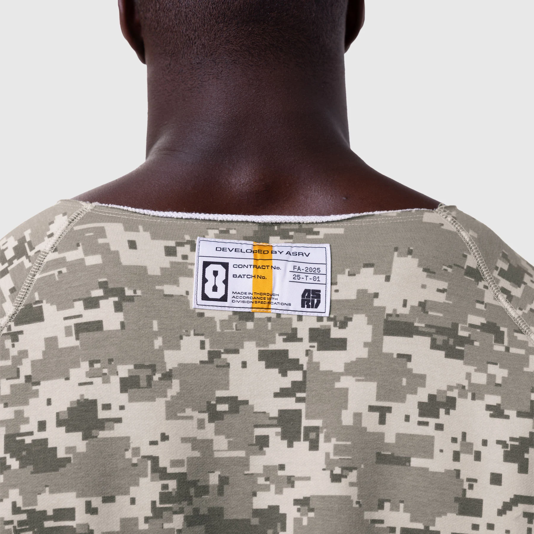 1114. Vintage Raw Hem Pump Cover - Digital Camo - Image 4