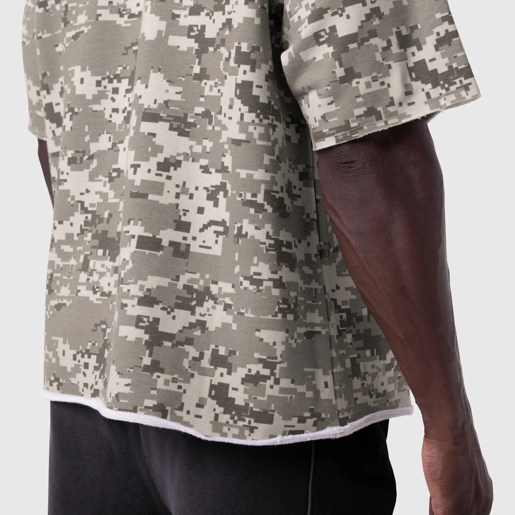 1114. Vintage Raw Hem Pump Cover - Digital Camo - Image 5