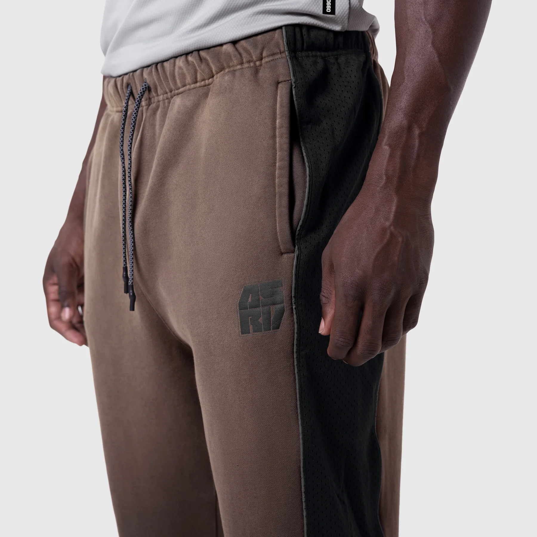 1120. Tech-Terry™ Mesh Panel Sweats - Dark Earth "Blade TD" - Image 4