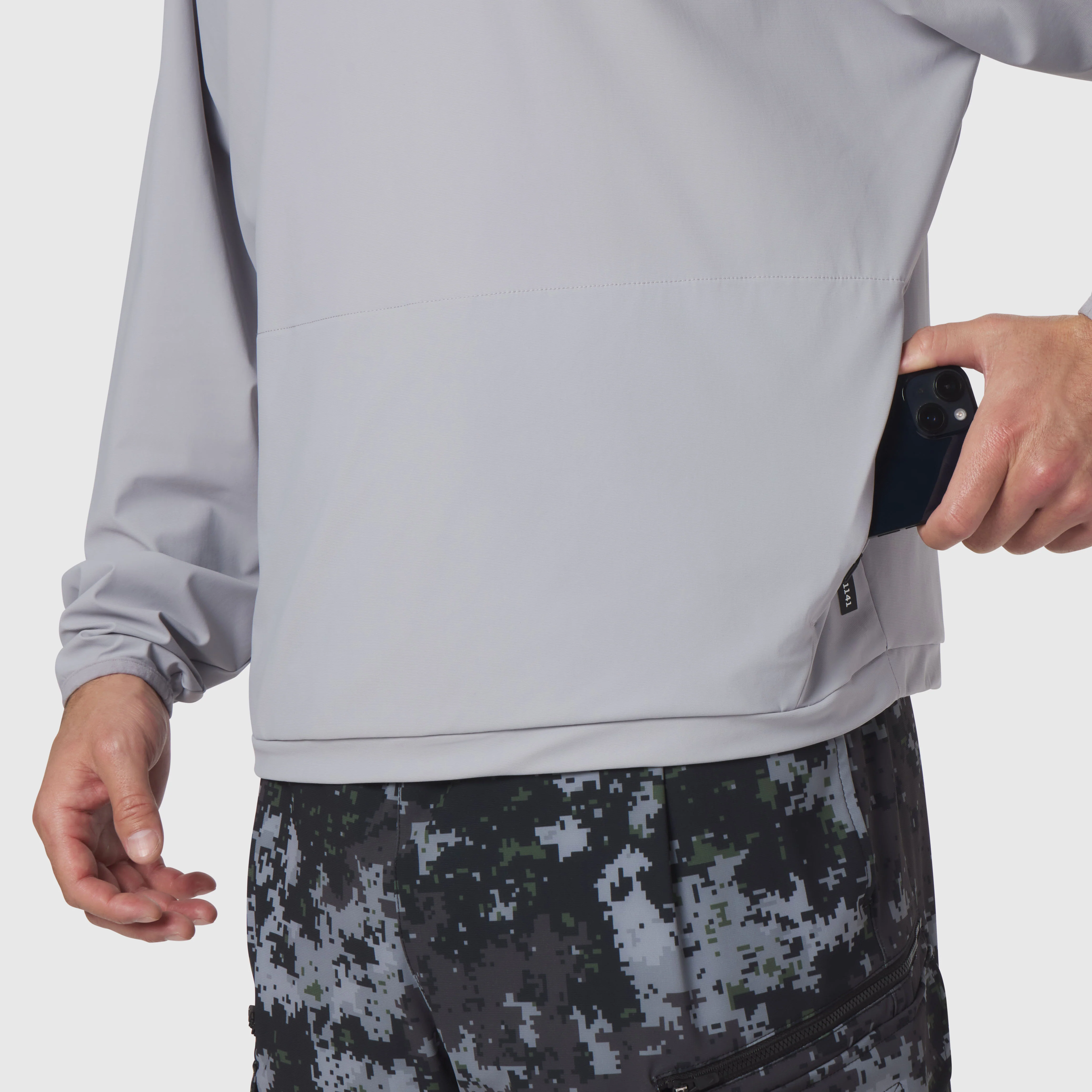1141. Tetra-Lite® Blade Collar Zip Jacket - Slate Grey - Image 5