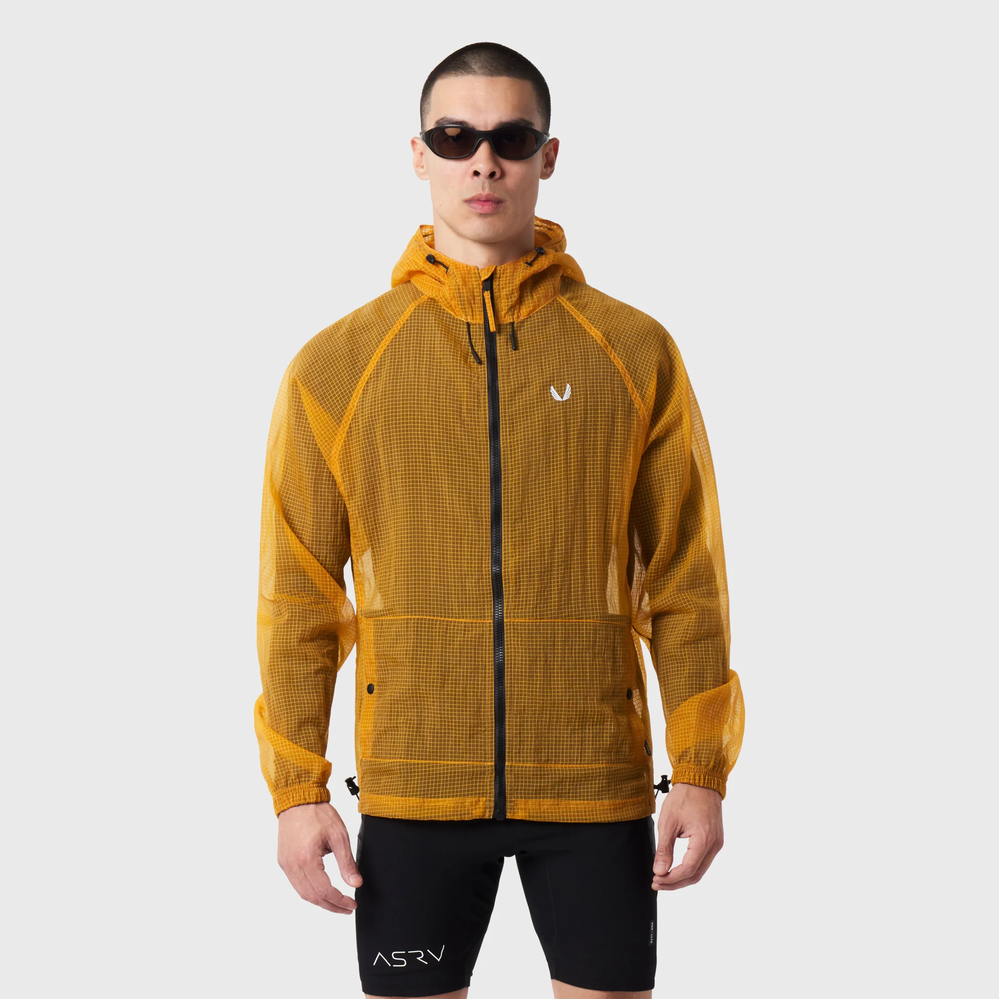 1162. Weather-Ready Transparent Ripstop Shell Jacket - Amber - Image 3