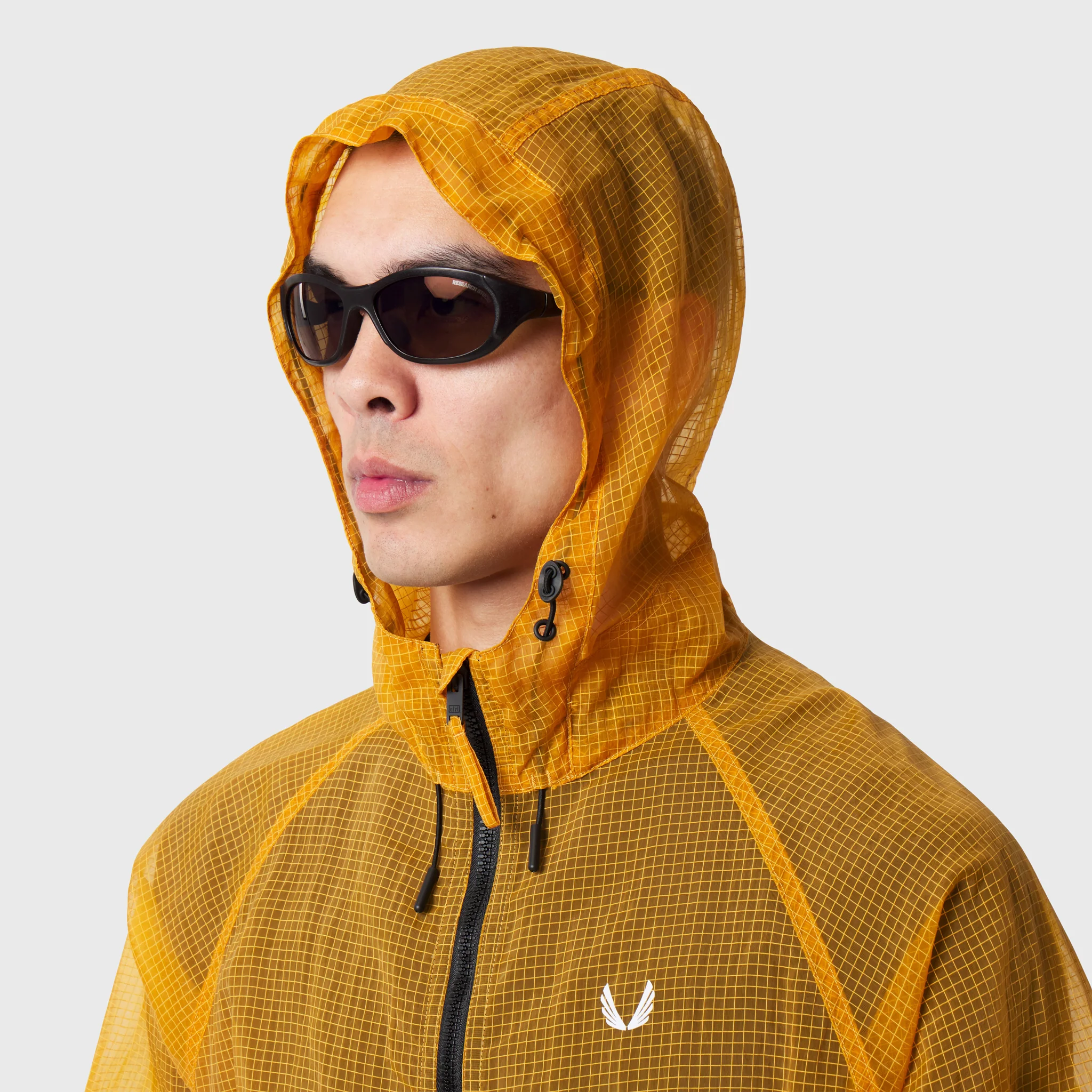 1162. Weather-Ready Transparent Ripstop Shell Jacket - Amber - Image 6