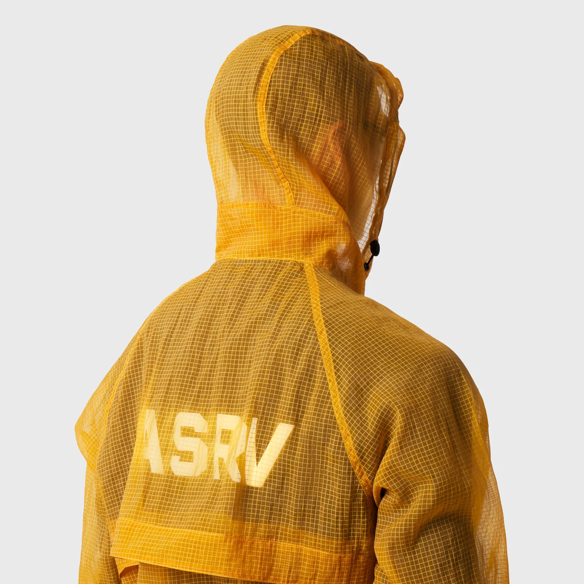 1162. Weather-Ready Transparent Ripstop Shell Jacket - Amber - Image 7