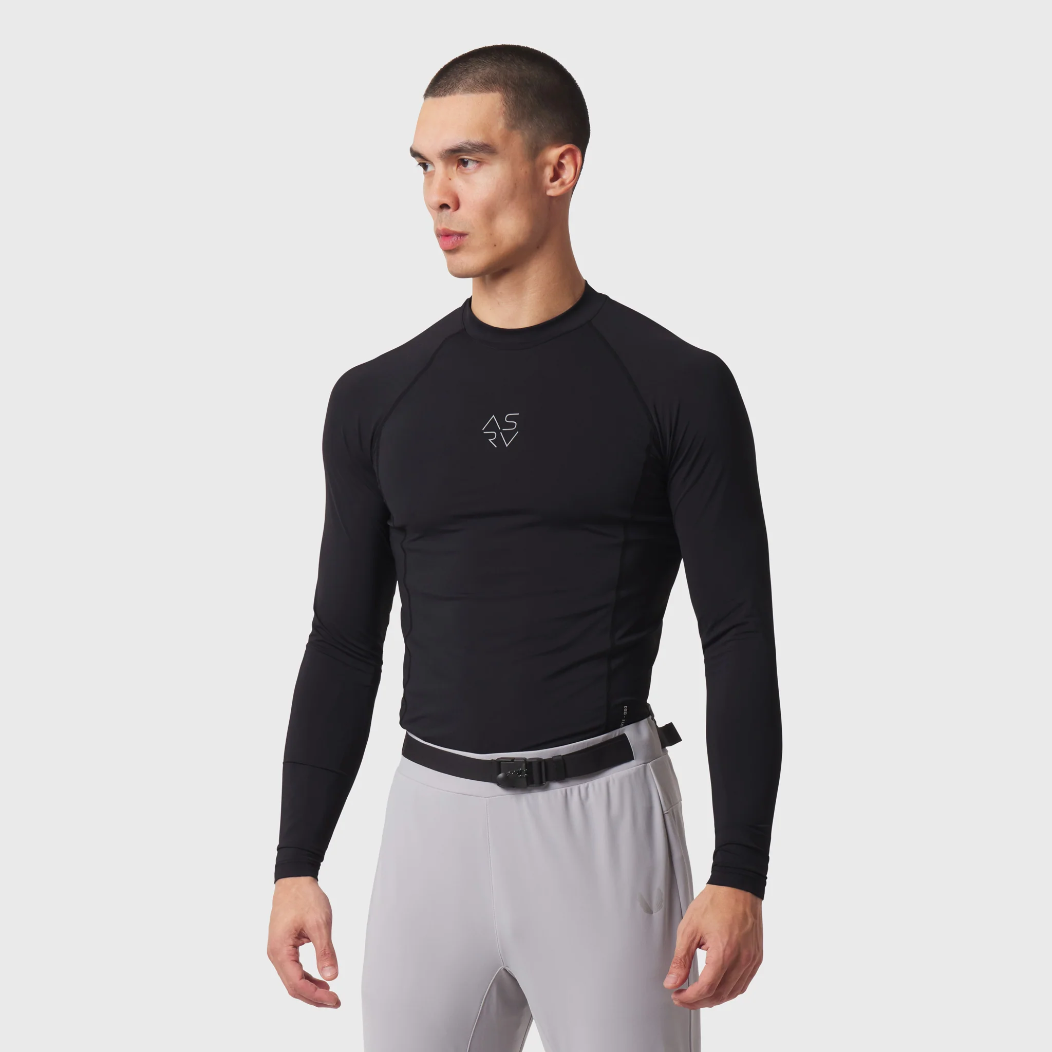 1163. LYCRA® ADAPTIV Baselayer Longsleeve - Black - Image 2