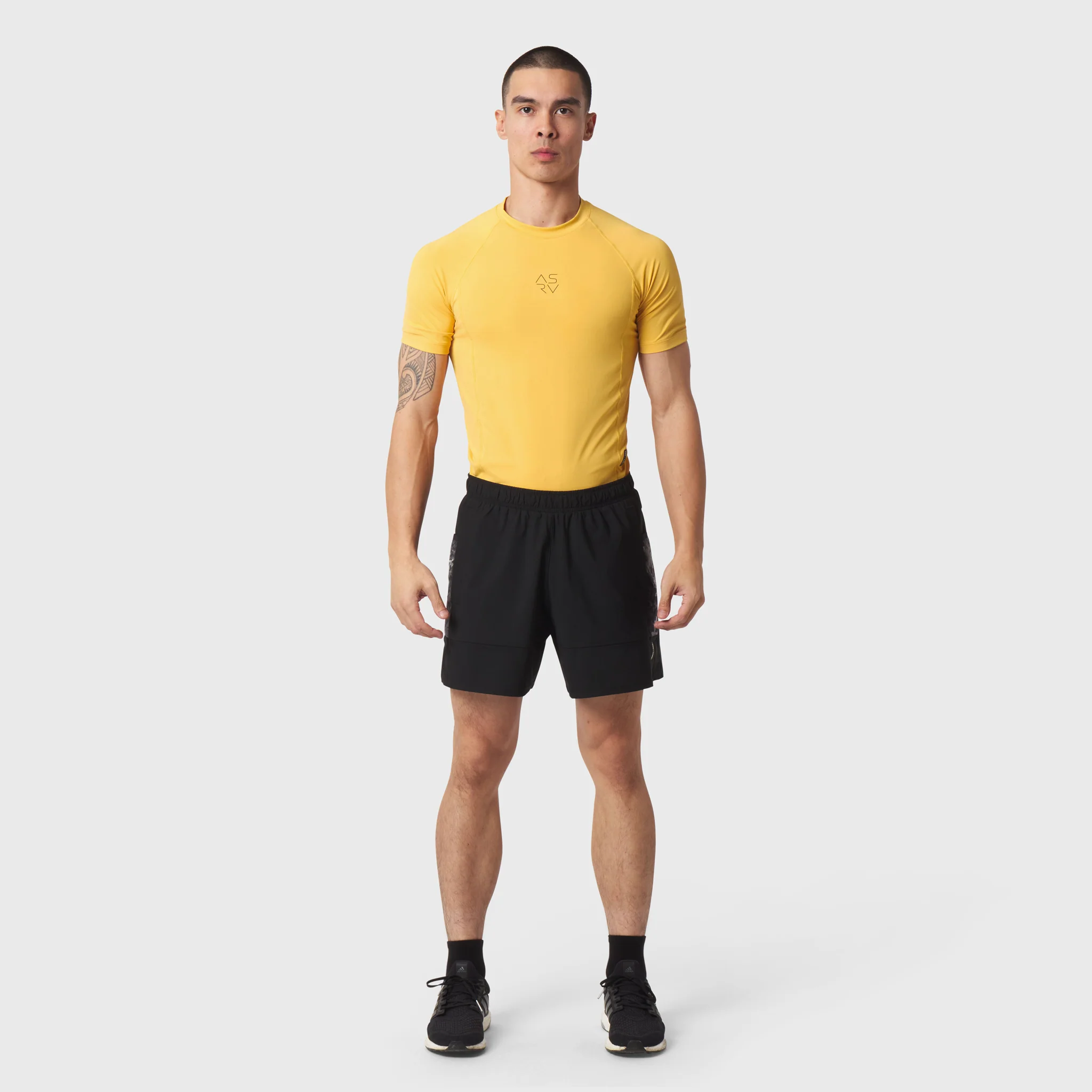 1164. LYCRA® ADAPTIV Baselayer Shortsleeve - Amber - Image 7