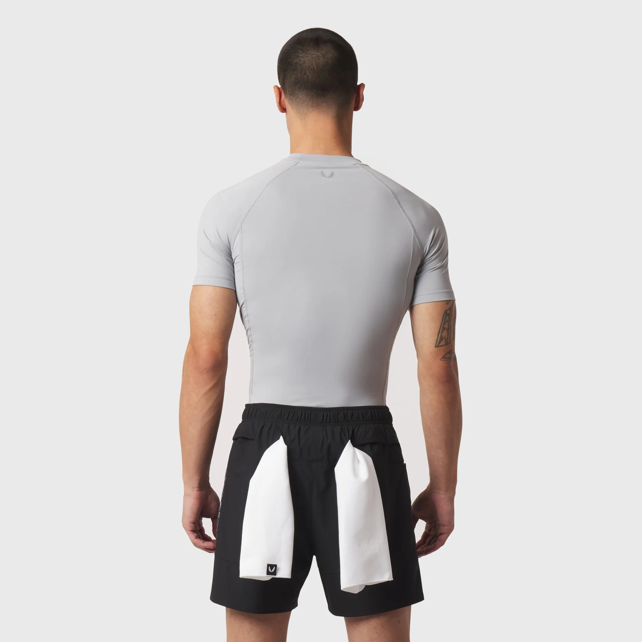 1164. LYCRA® ADAPTIV Baselayer Shortsleeve - Slate Grey - Image 3