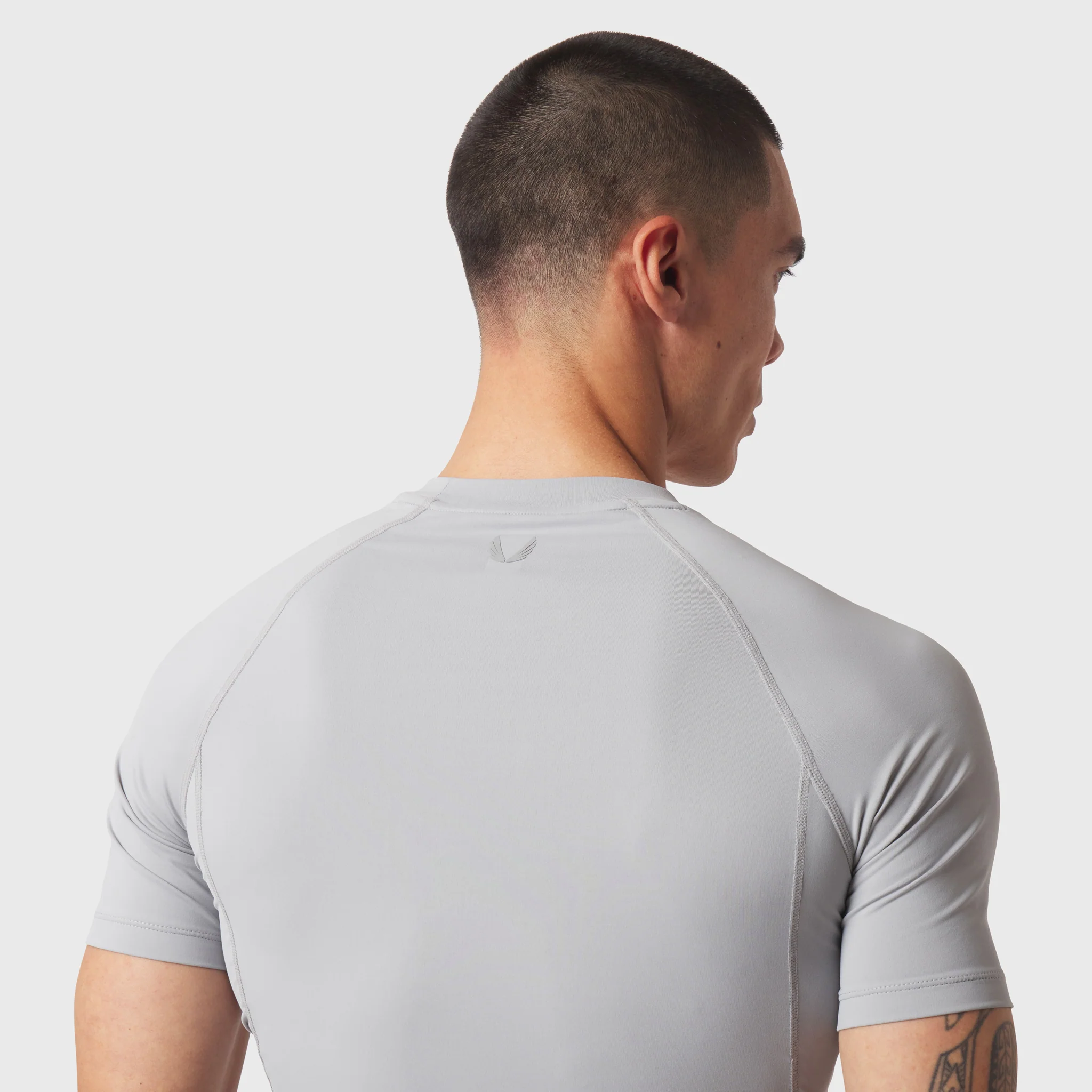 1164. LYCRA® ADAPTIV Baselayer Shortsleeve - Slate Grey - Image 5