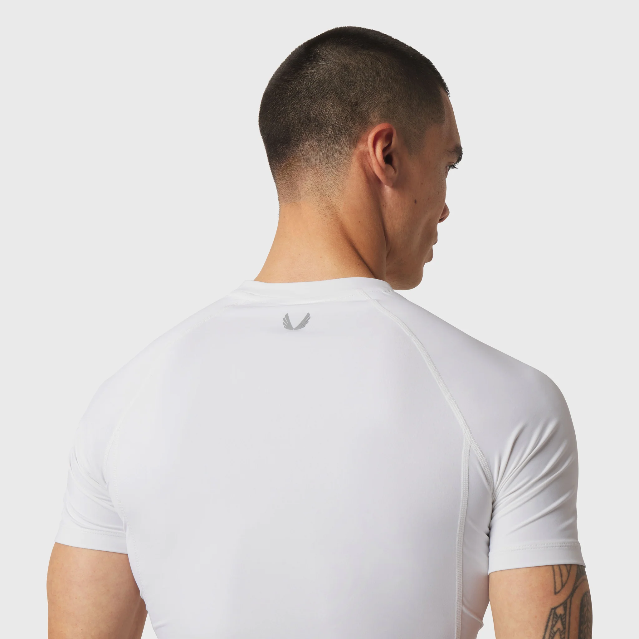 1164. LYCRA® ADAPTIV Baselayer Shortsleeve - White - Image 5