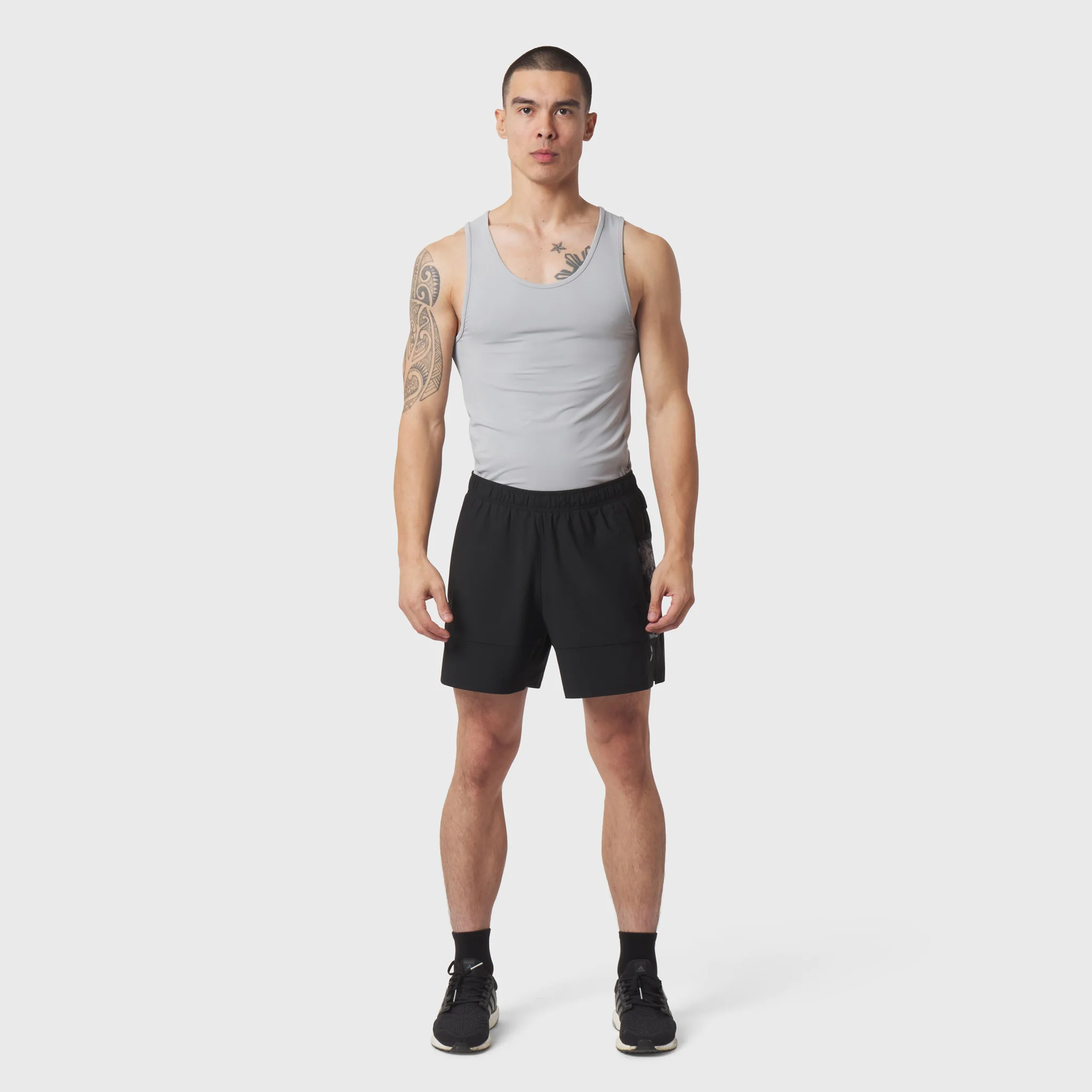 1167. LYCRA® ADAPTIV Baselayer Tank - Slate Grey - Image 6