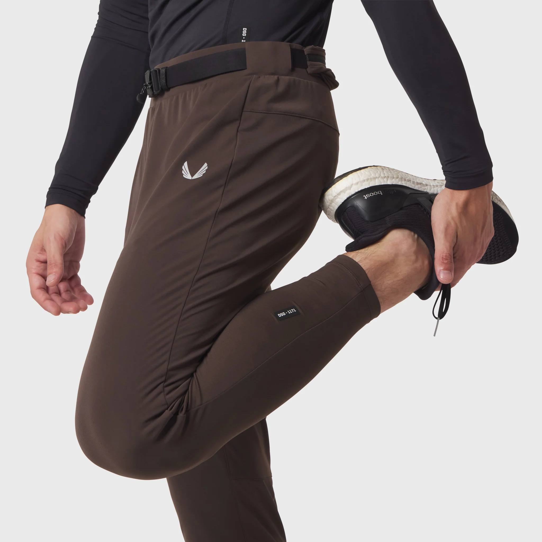 1171. Hybrid Belt-Pack Run Jogger - Dark Earth - Image 7