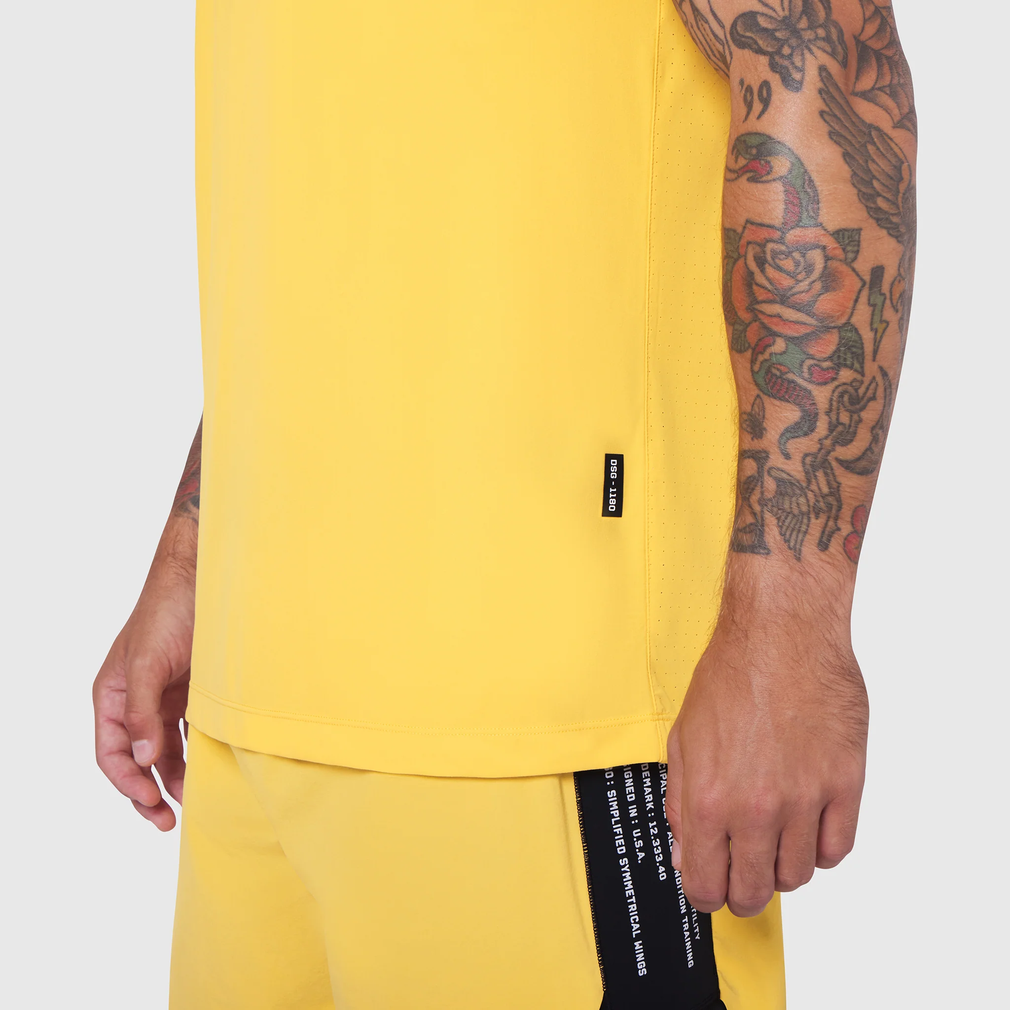 1180. Laser-Vent™ Training Tee - Amber - Image 5