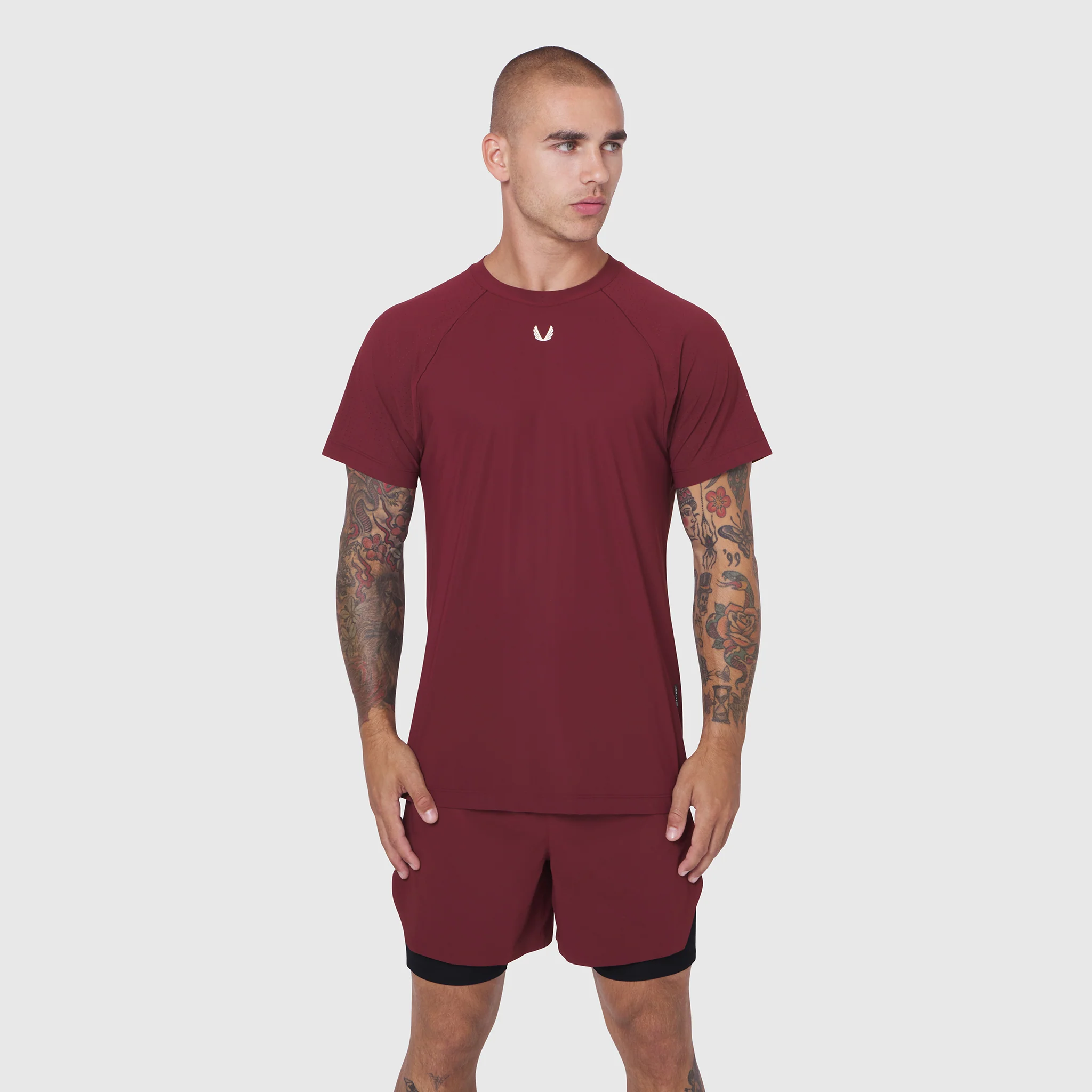 1180. Laser-Vent™ Training Tee - Crimson - Image 3
