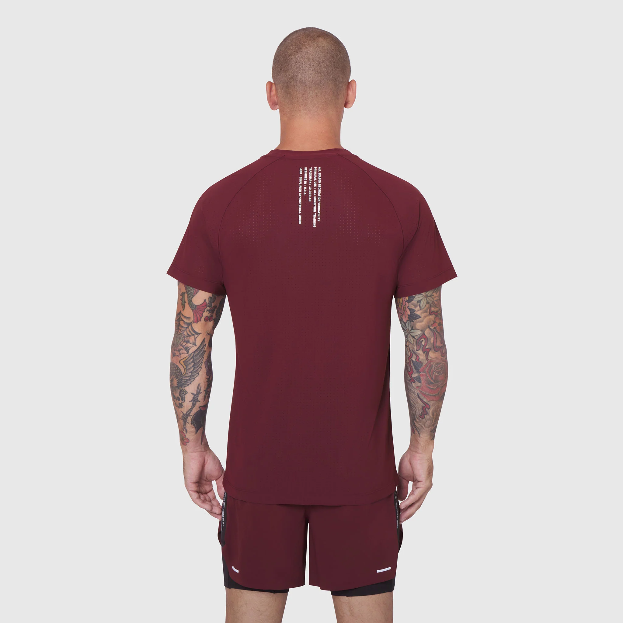 1180. Laser-Vent™ Training Tee - Crimson - Image 4
