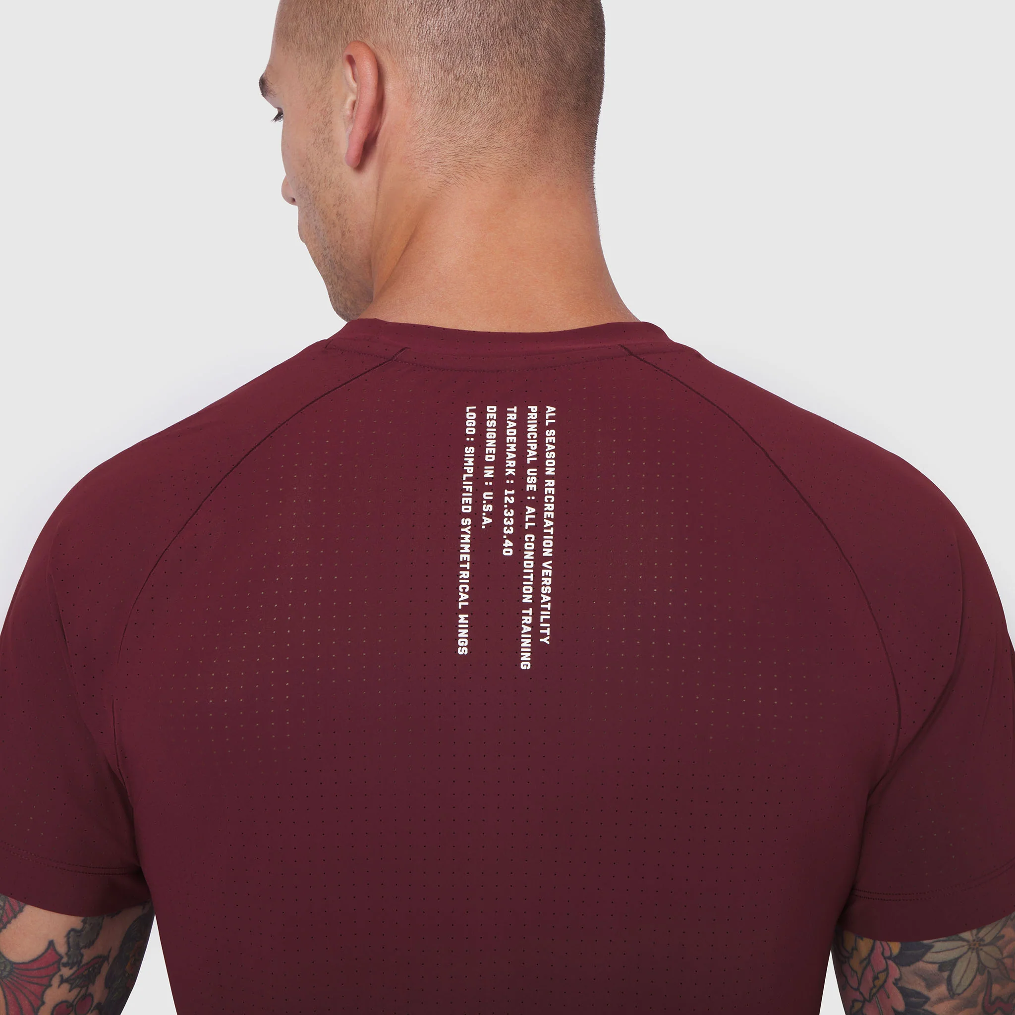 1180. Laser-Vent™ Training Tee - Crimson - Image 7