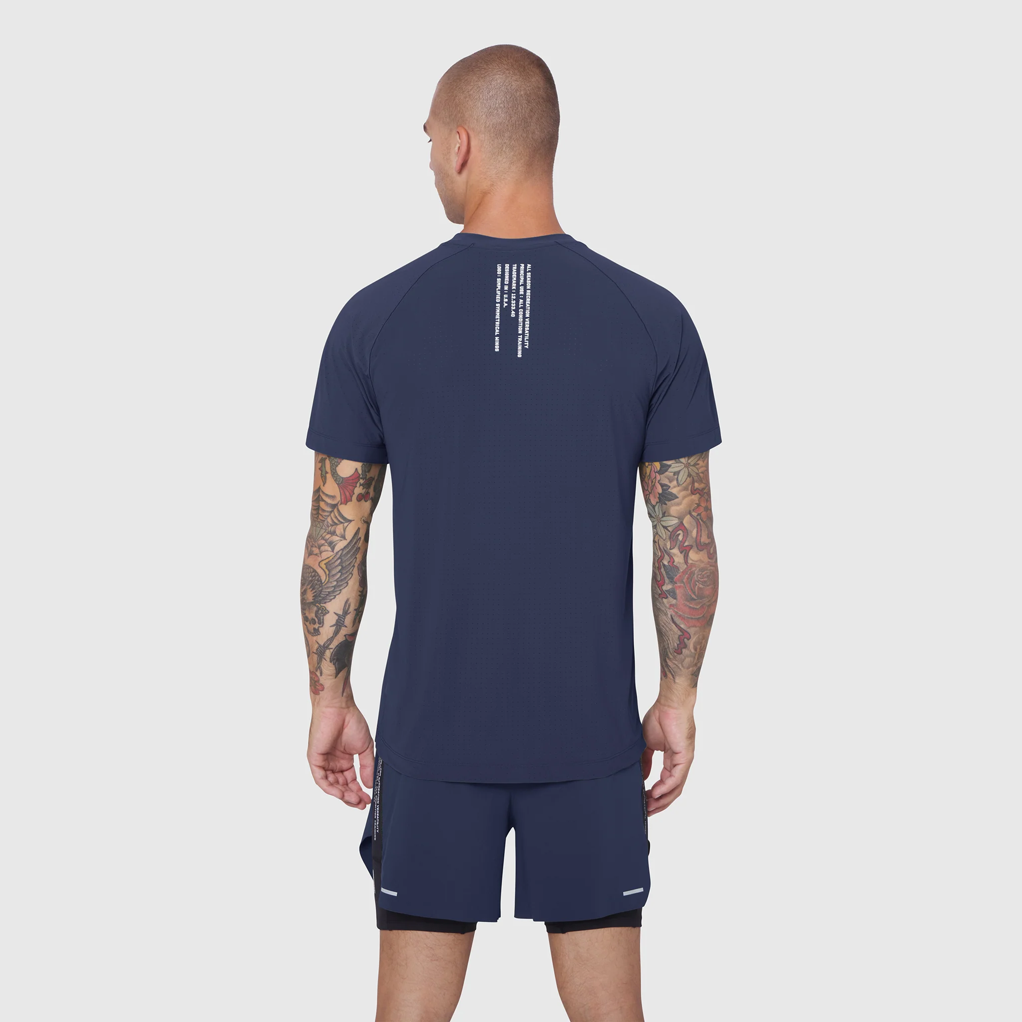 1180. Laser-Vent™ Training Tee - Navy - Image 3