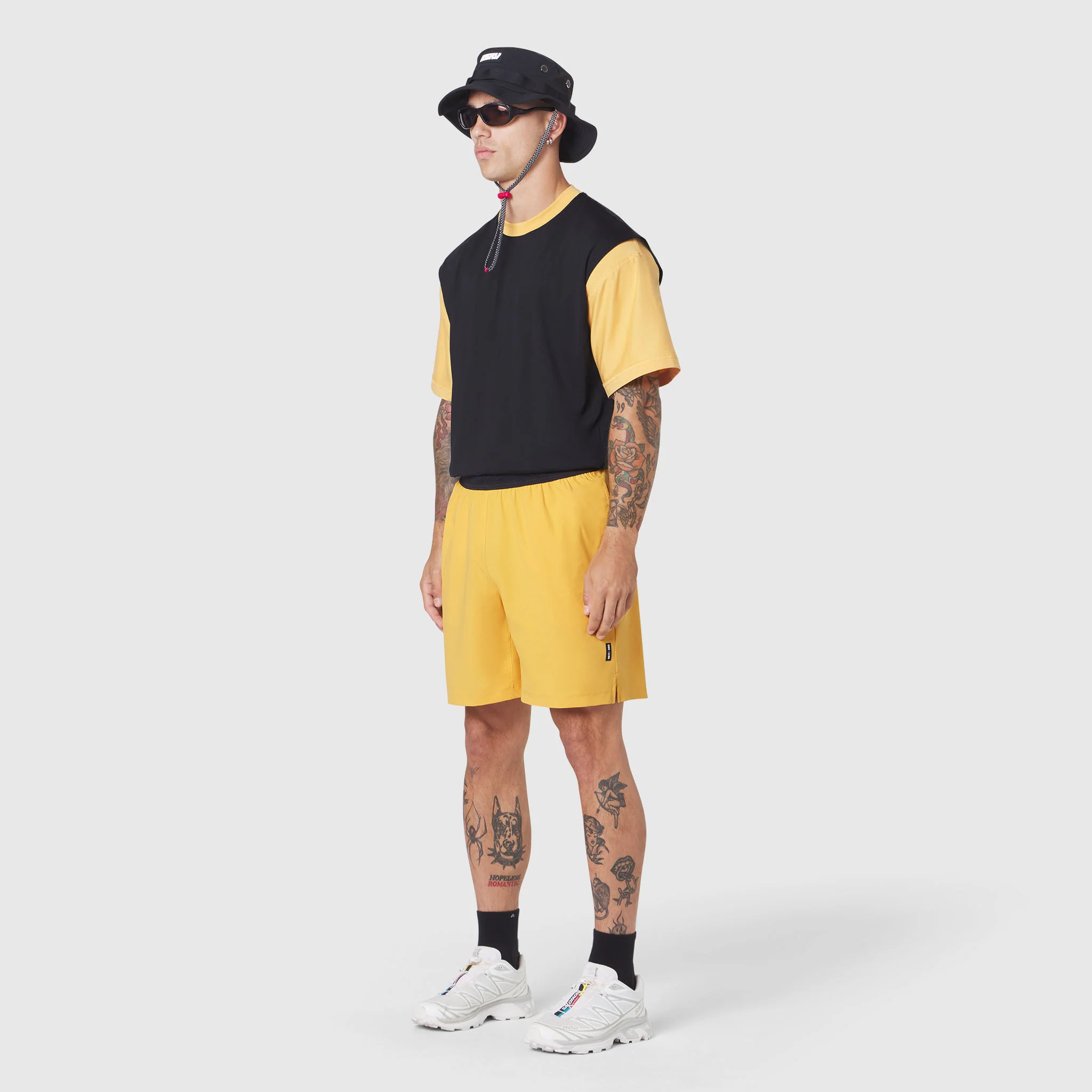1186. SUPIMA® Ice-Skin™ Reversible Tee - Amber/Black - Image 2