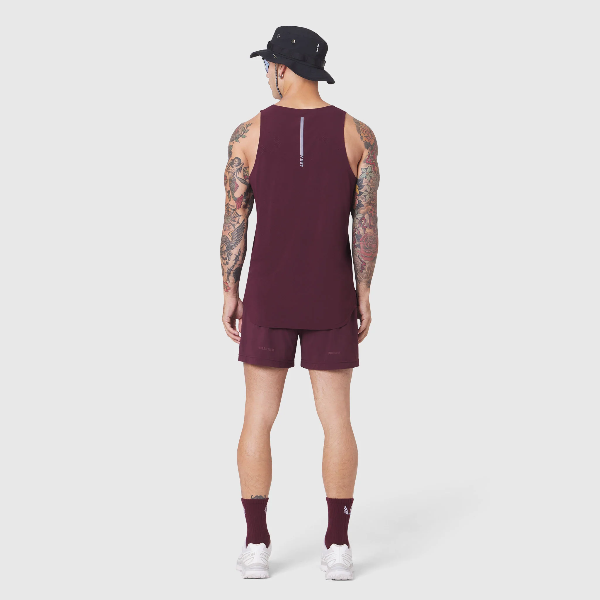 1189. Aerotex™ Perforated Run Tank - Merlot - Image 3
