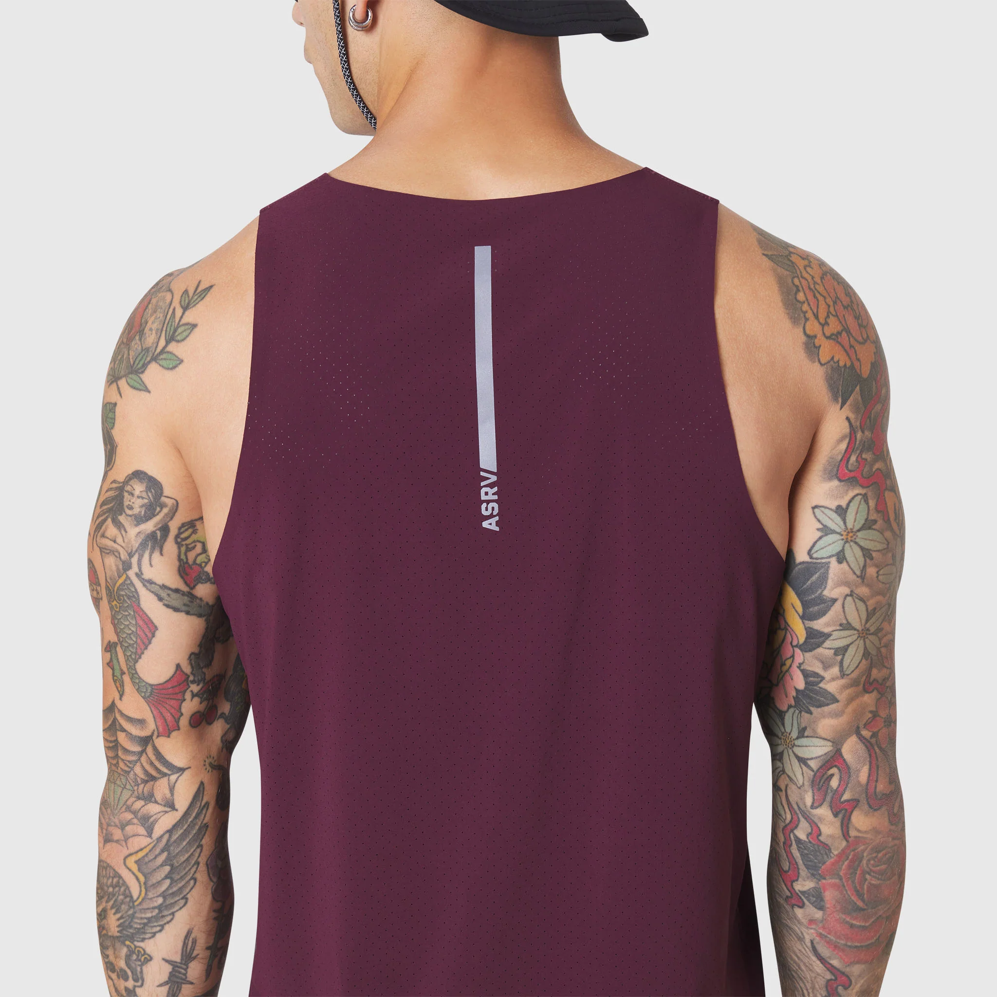 1189. Aerotex™ Perforated Run Tank - Merlot - Image 6